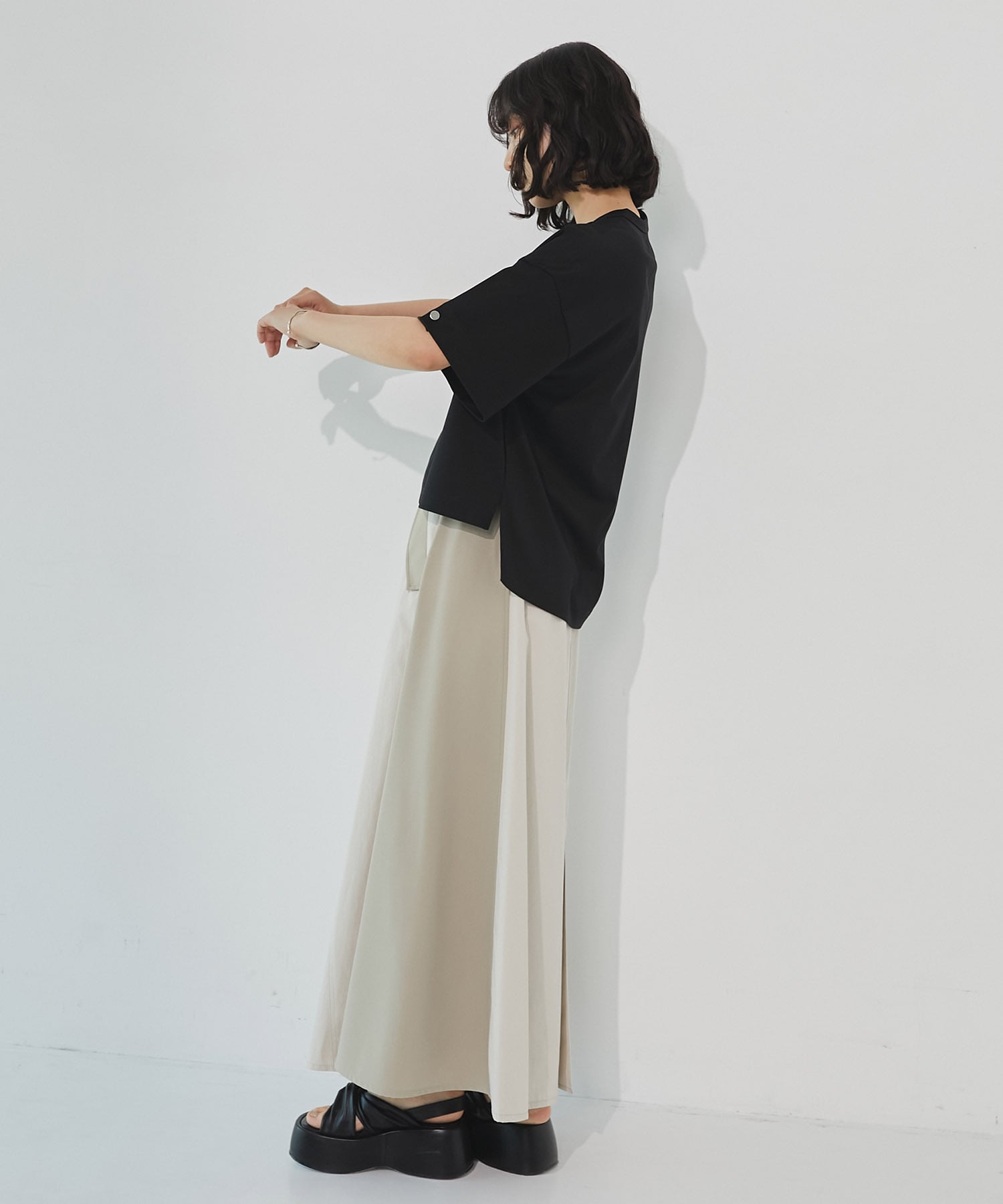シルケットオーバーサイズTシャツ