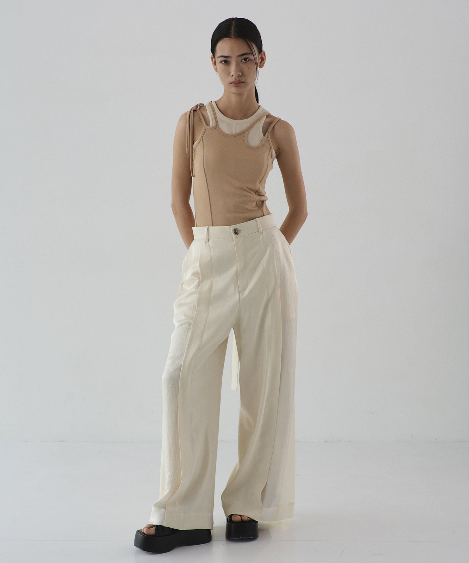 Wrap Back Trousers