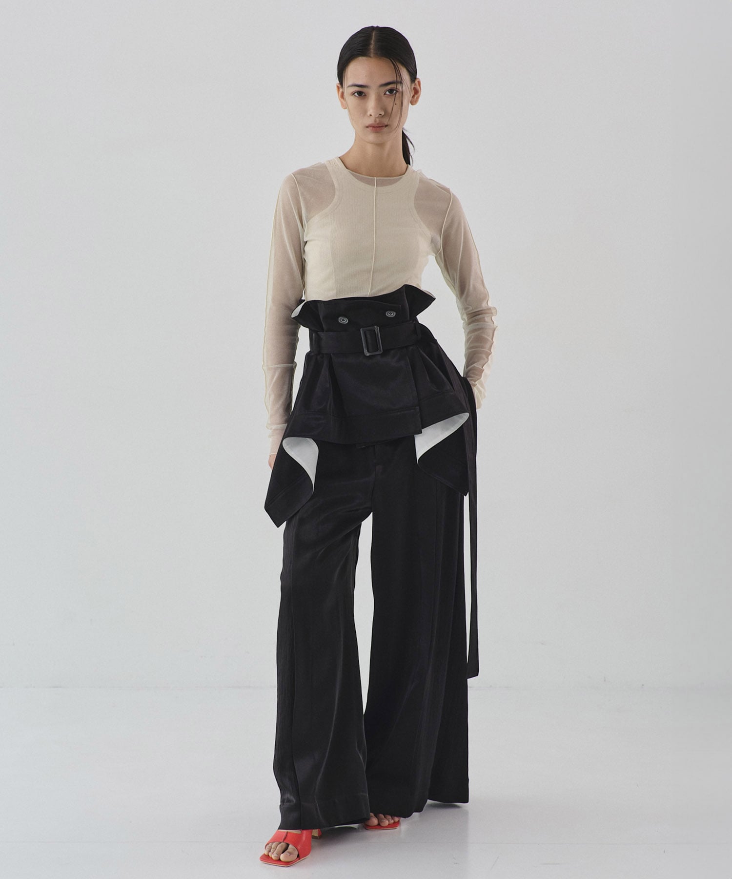 Wrap Back Trousers
