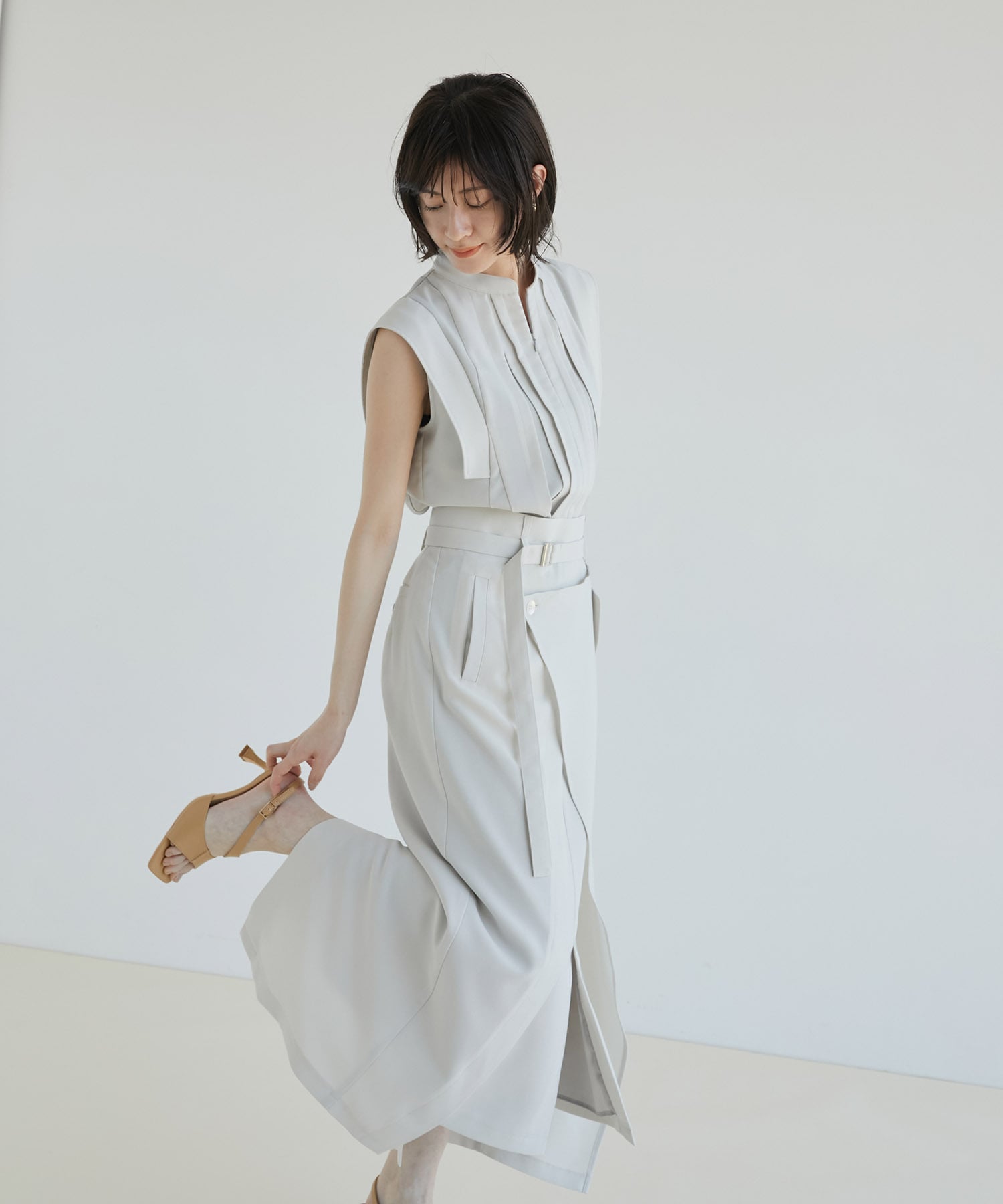 ACETATEラップスカート