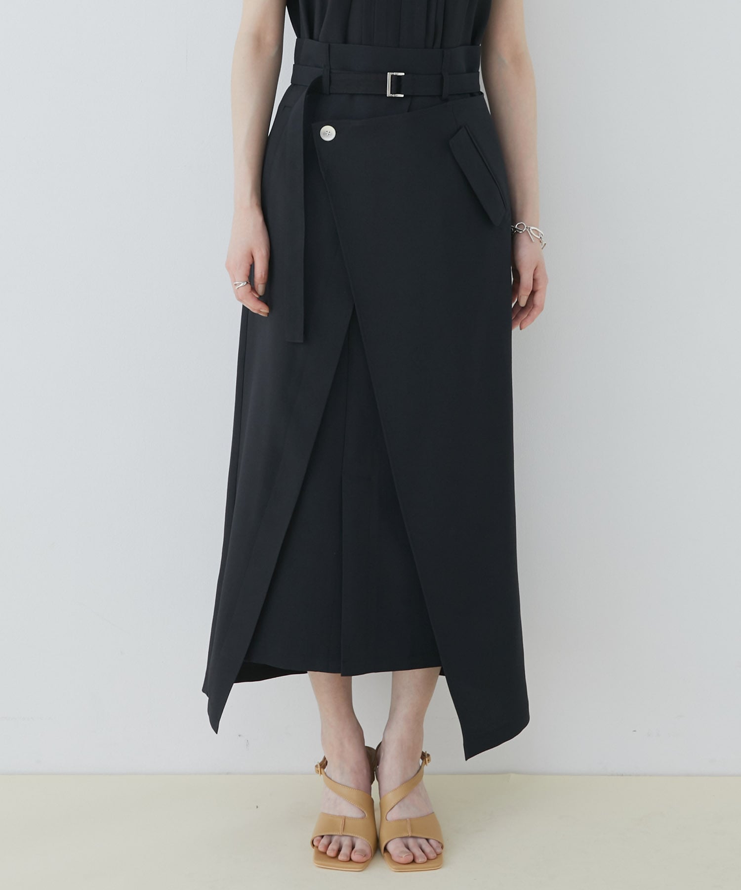ACETATEラップスカート