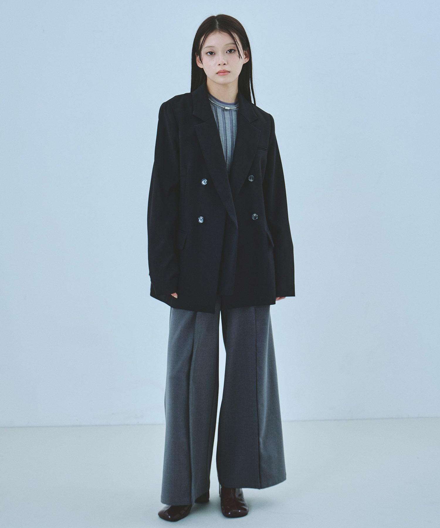 〈残りわずか〉レイヤードカラーテーラードジャケット