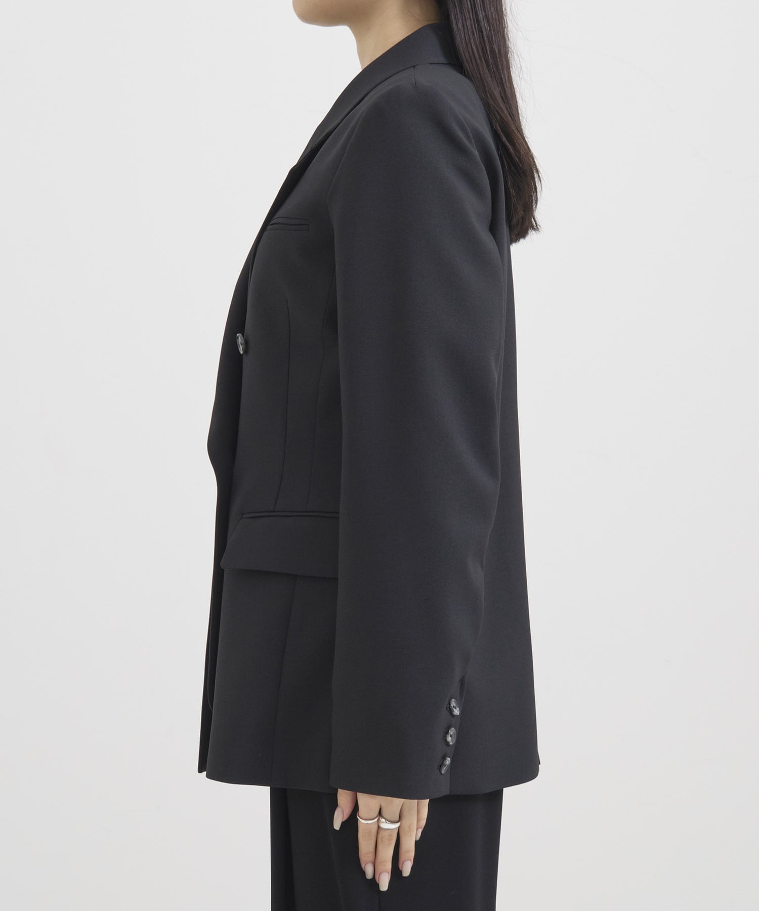 レイヤードカラーテーラードジャケット