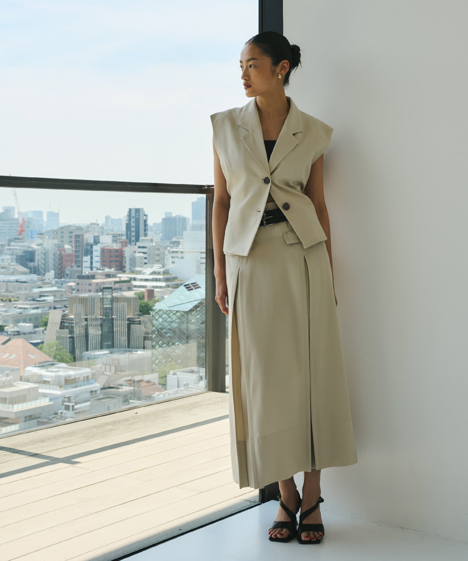French Sleeve Tailored Gilet