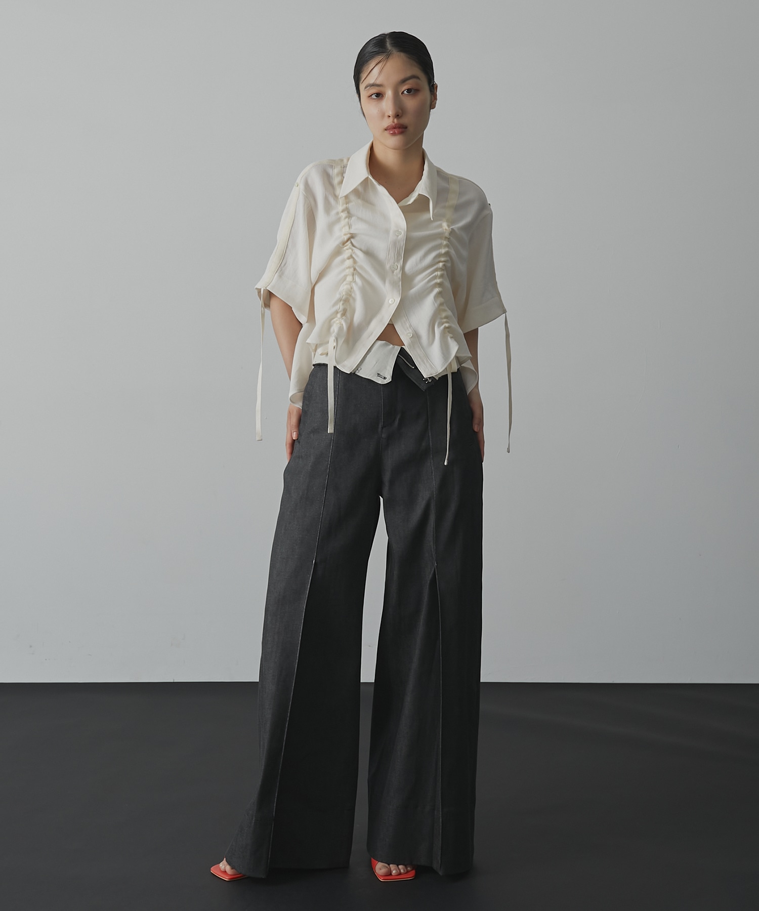 Adjustable Length Mesh Shirt