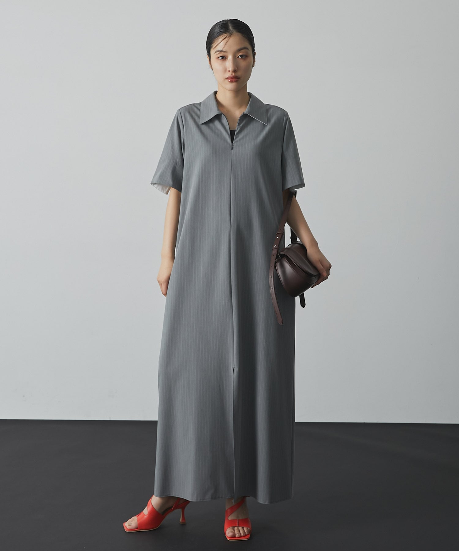Cargo Belted Shirt Dress