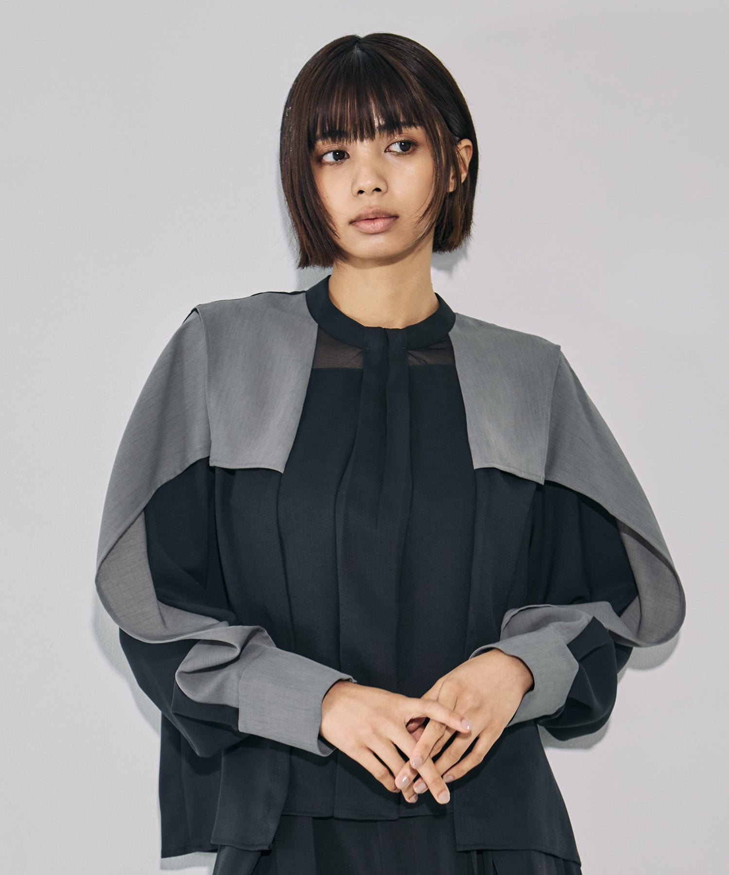 タイインスパイアードコンビブラウス