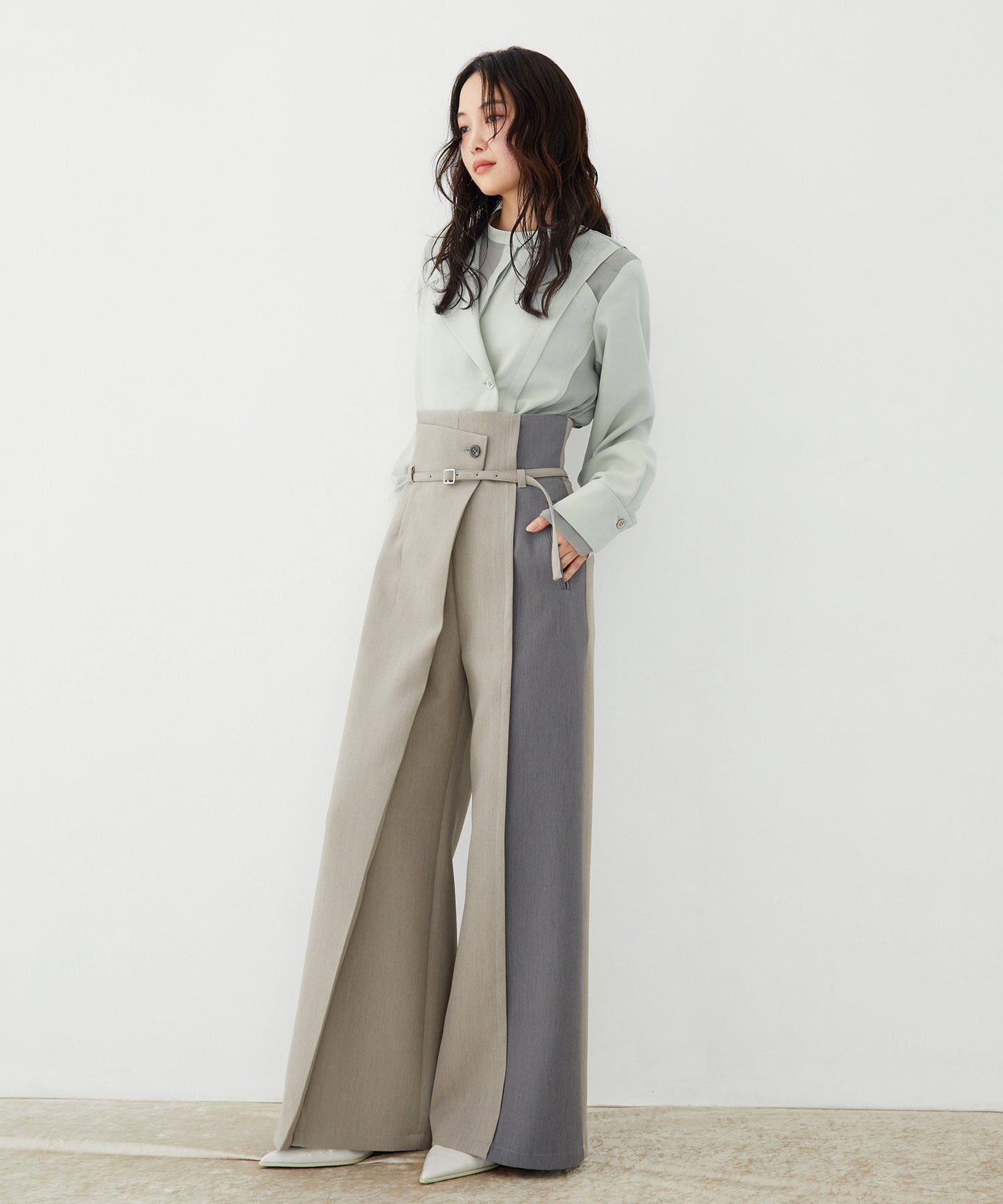 【限定30着｜WEB限定カラー】HAKAMAアシメワイドパンツ