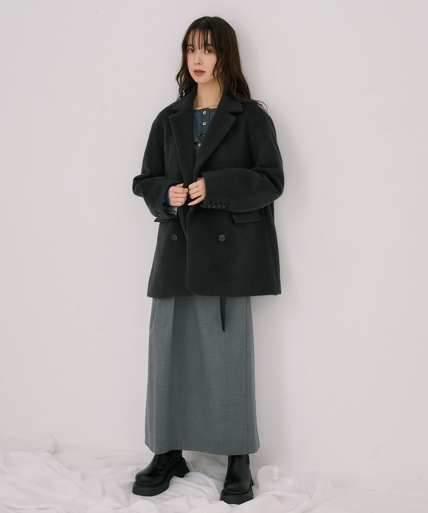 シャギーオーバージャケット