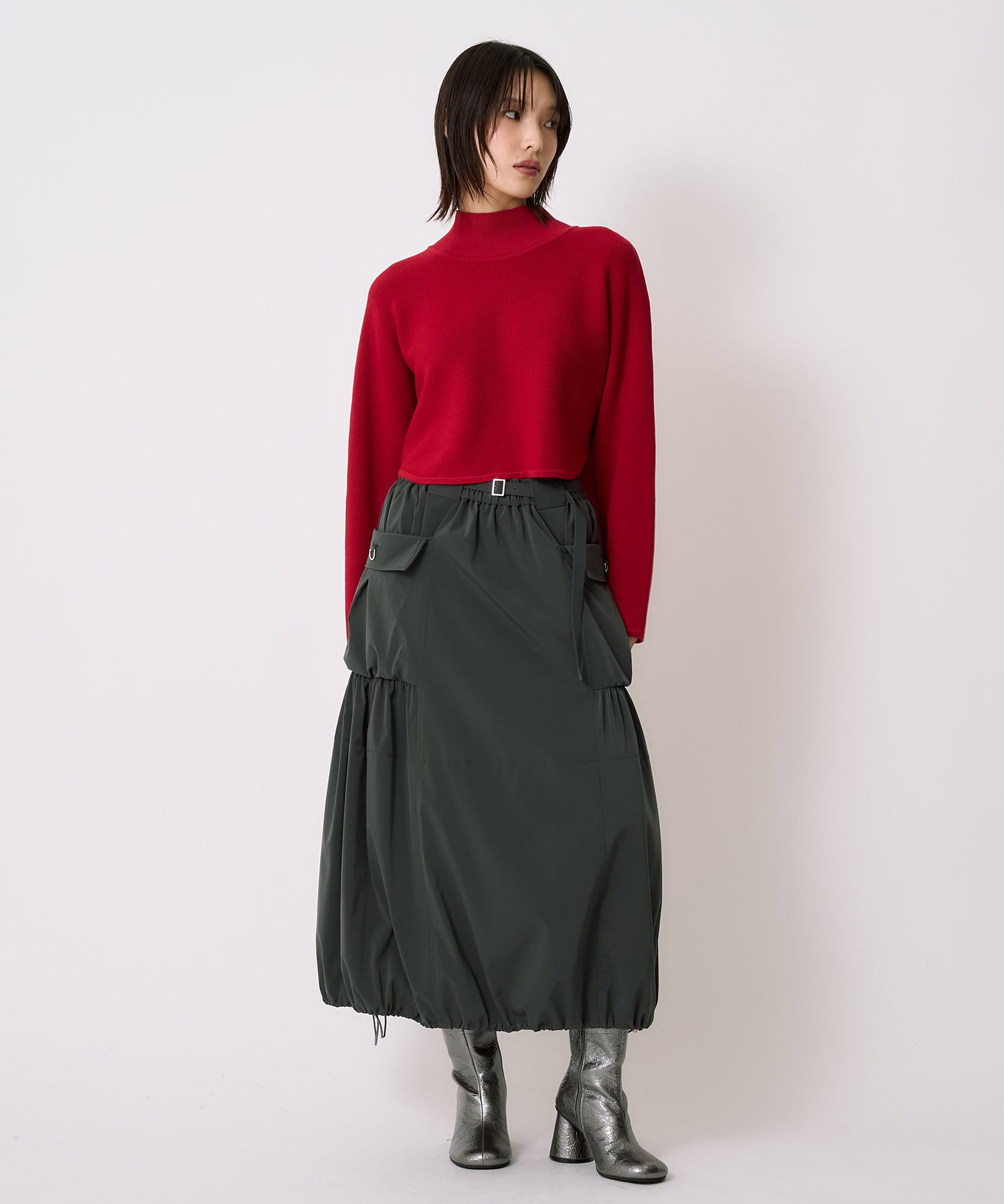 ドロストバルーンスカート