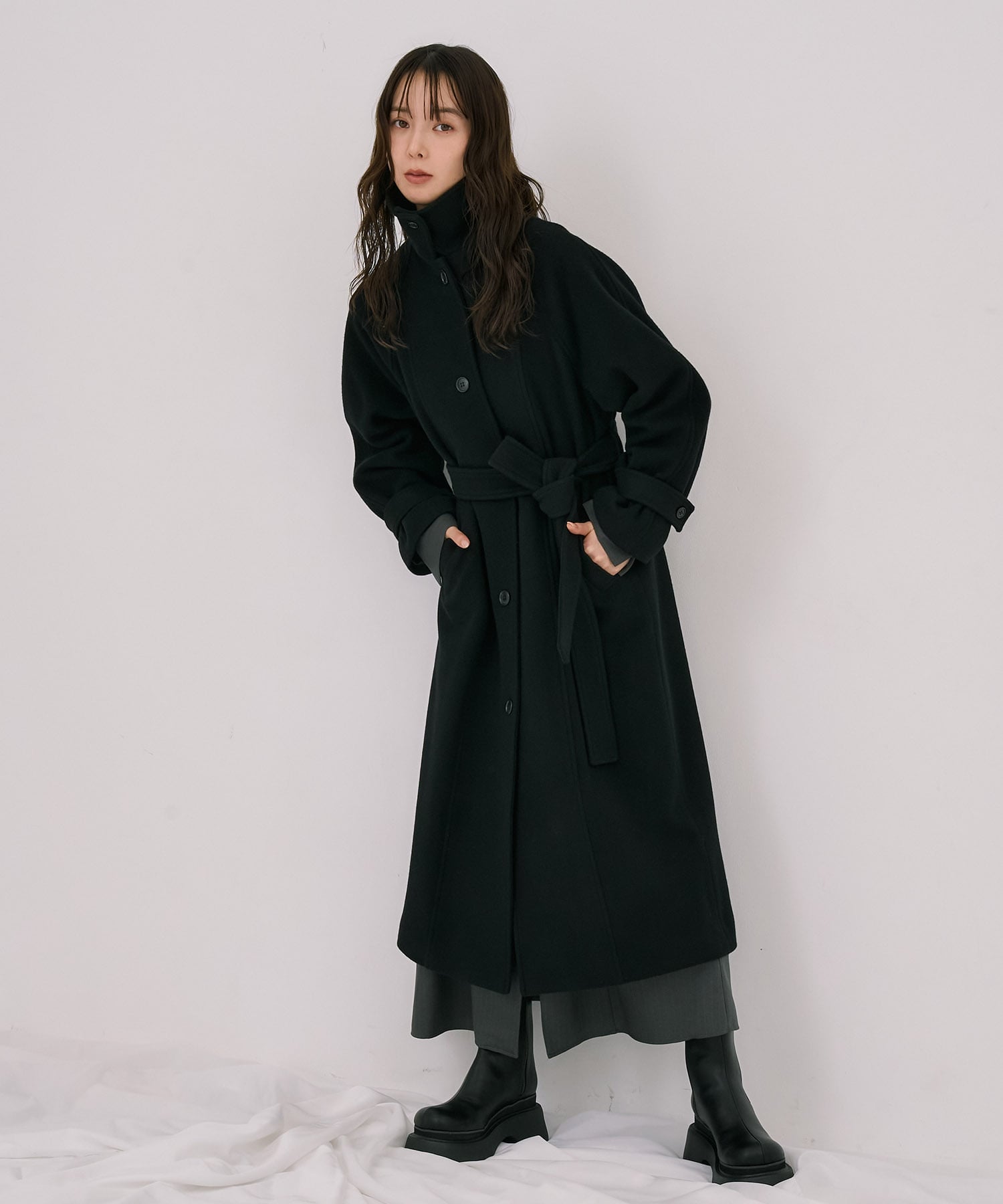 【WEB限定】2wayウールロングコート