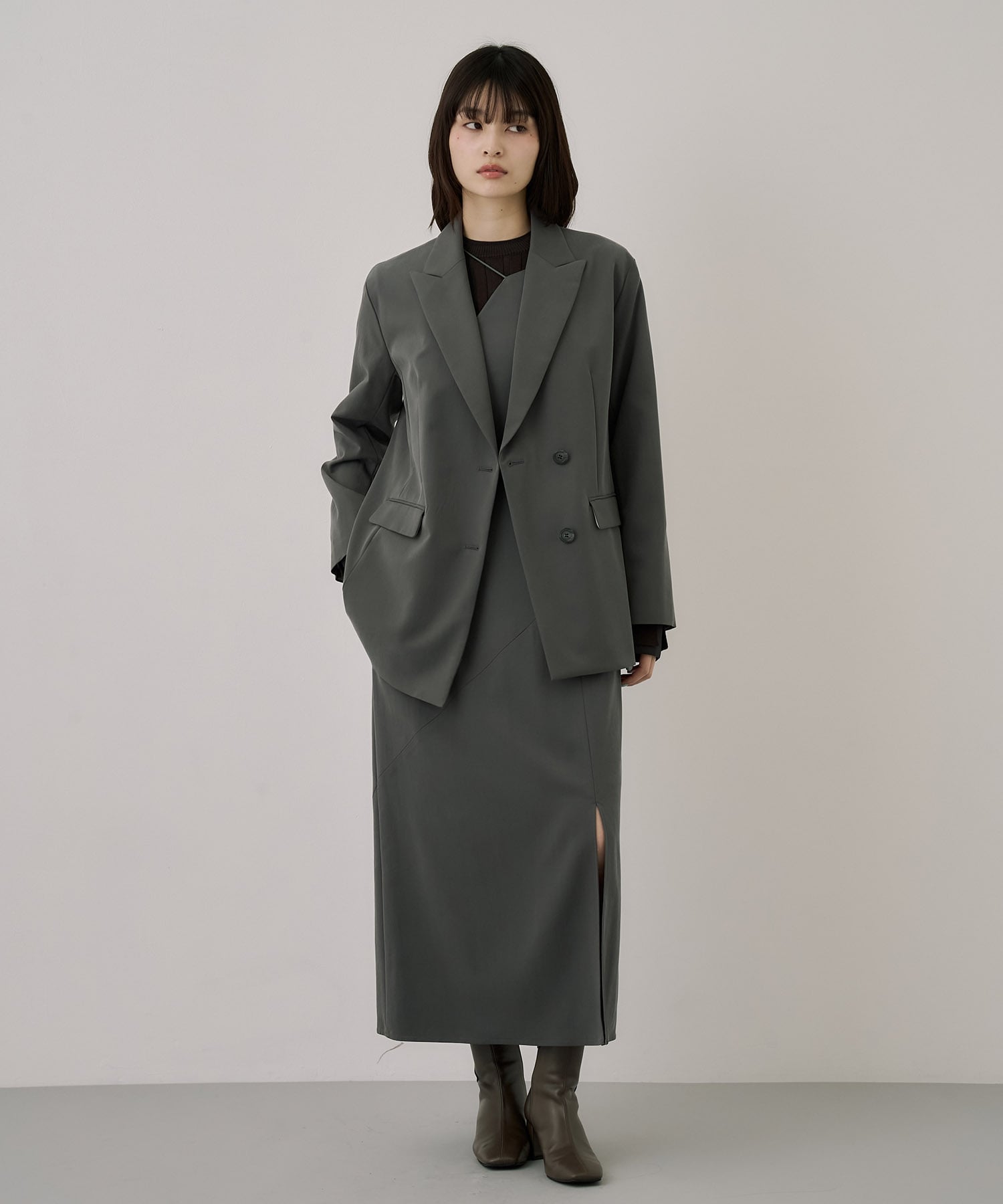 【セットアップ】フィブリルテーラードジャケット