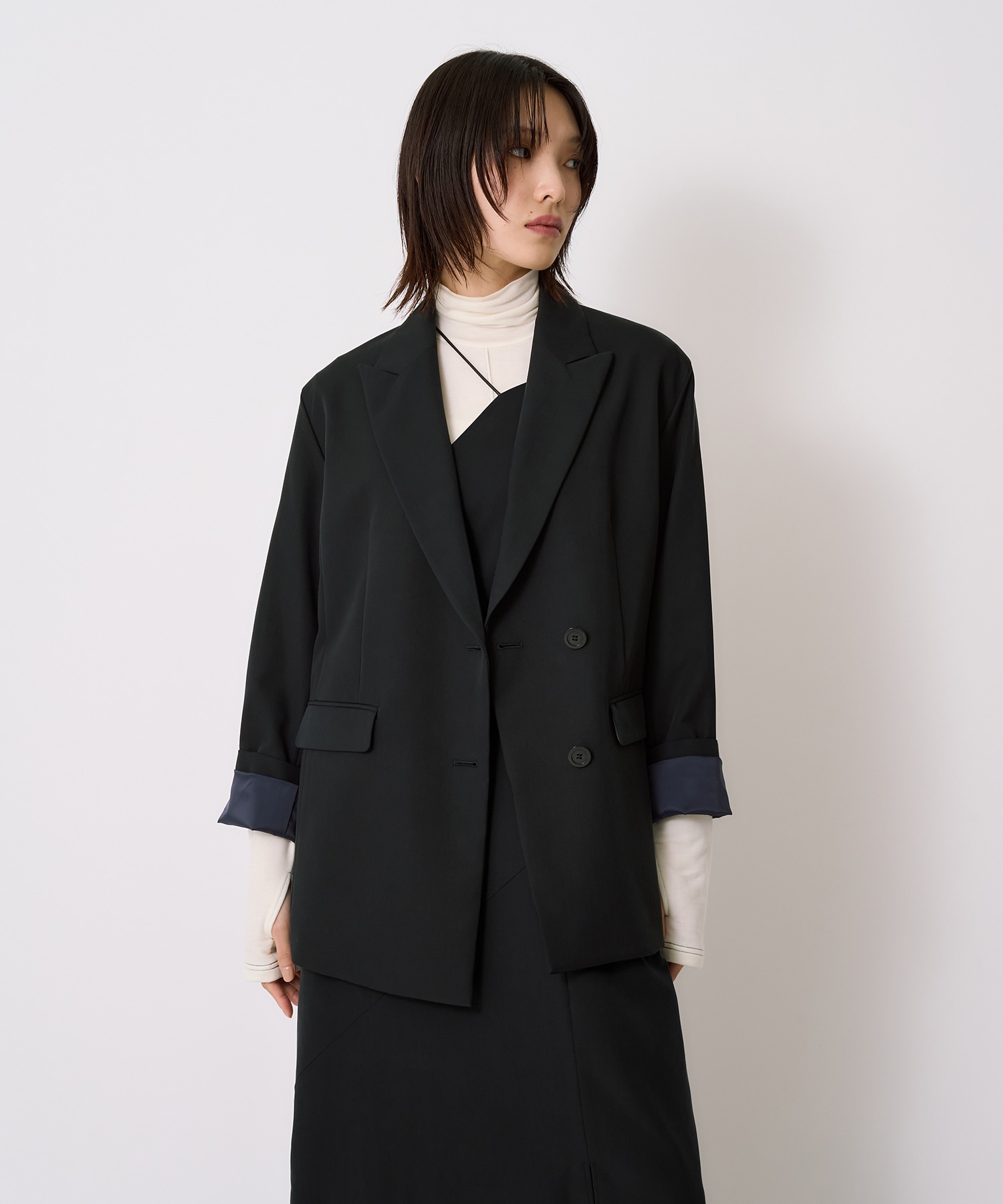 【セットアップ】フィブリルテーラードジャケット