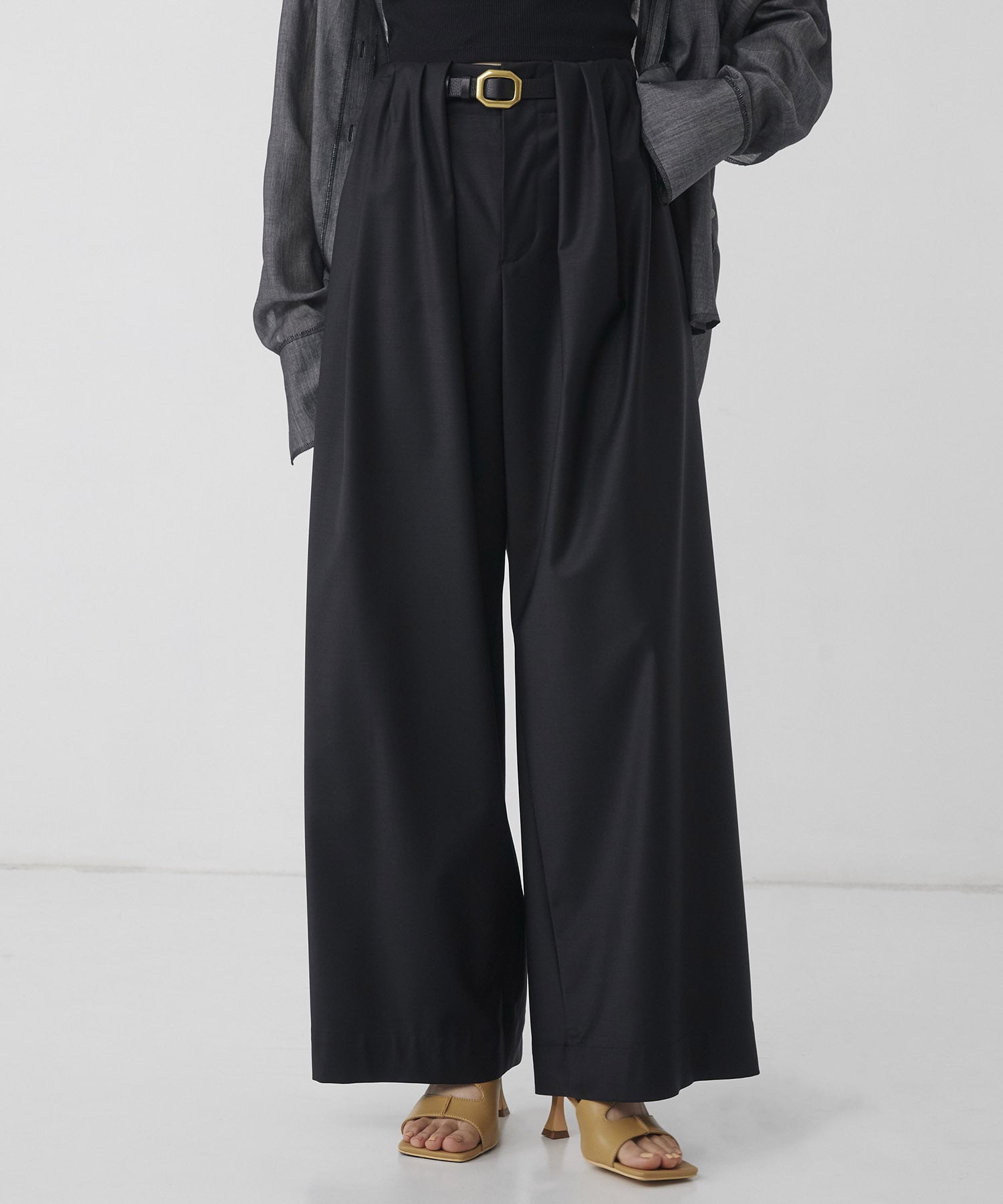 〈再入荷〉Super120s Wool Relax Trousers