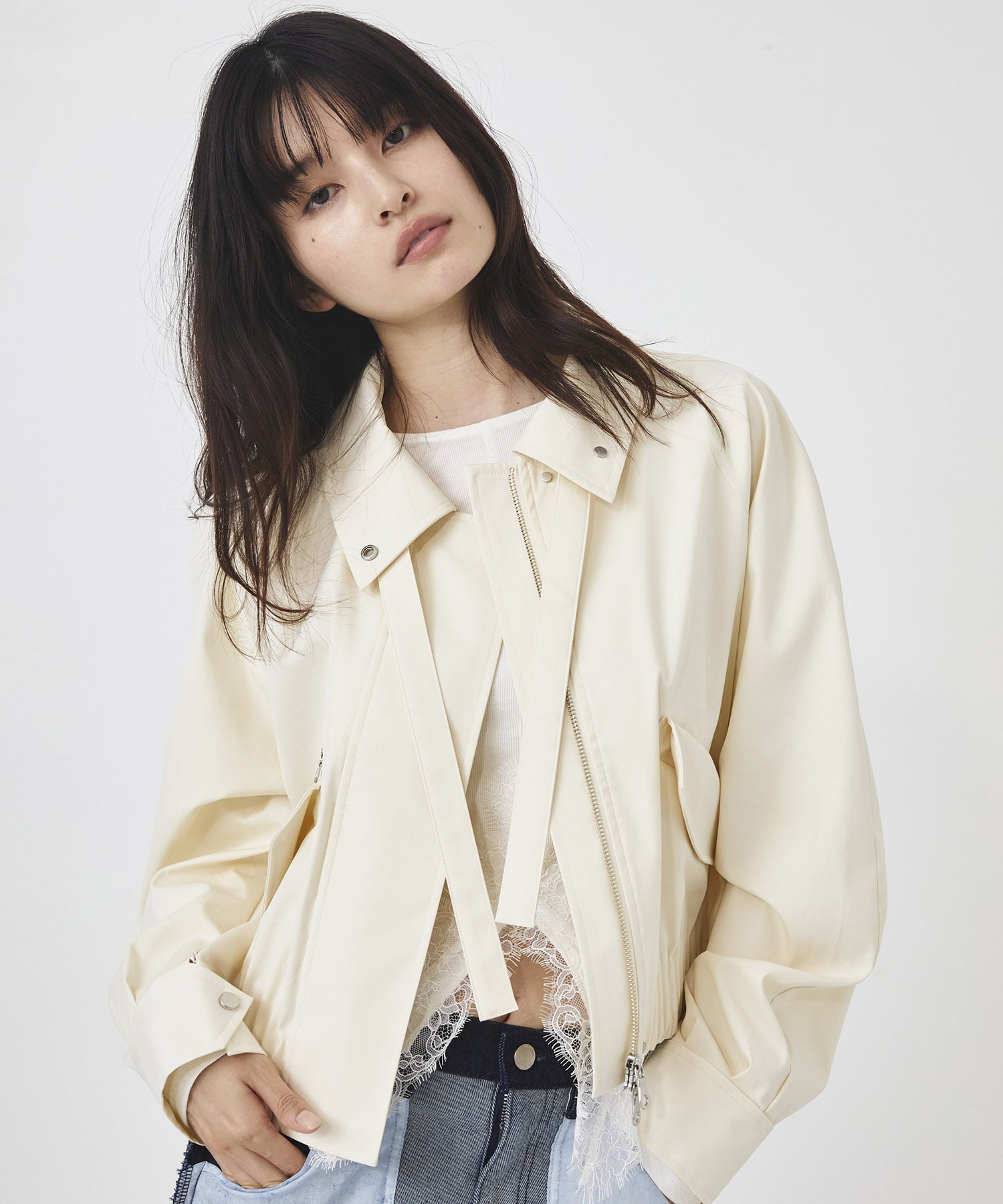 ゴムタックギャザーブルゾン