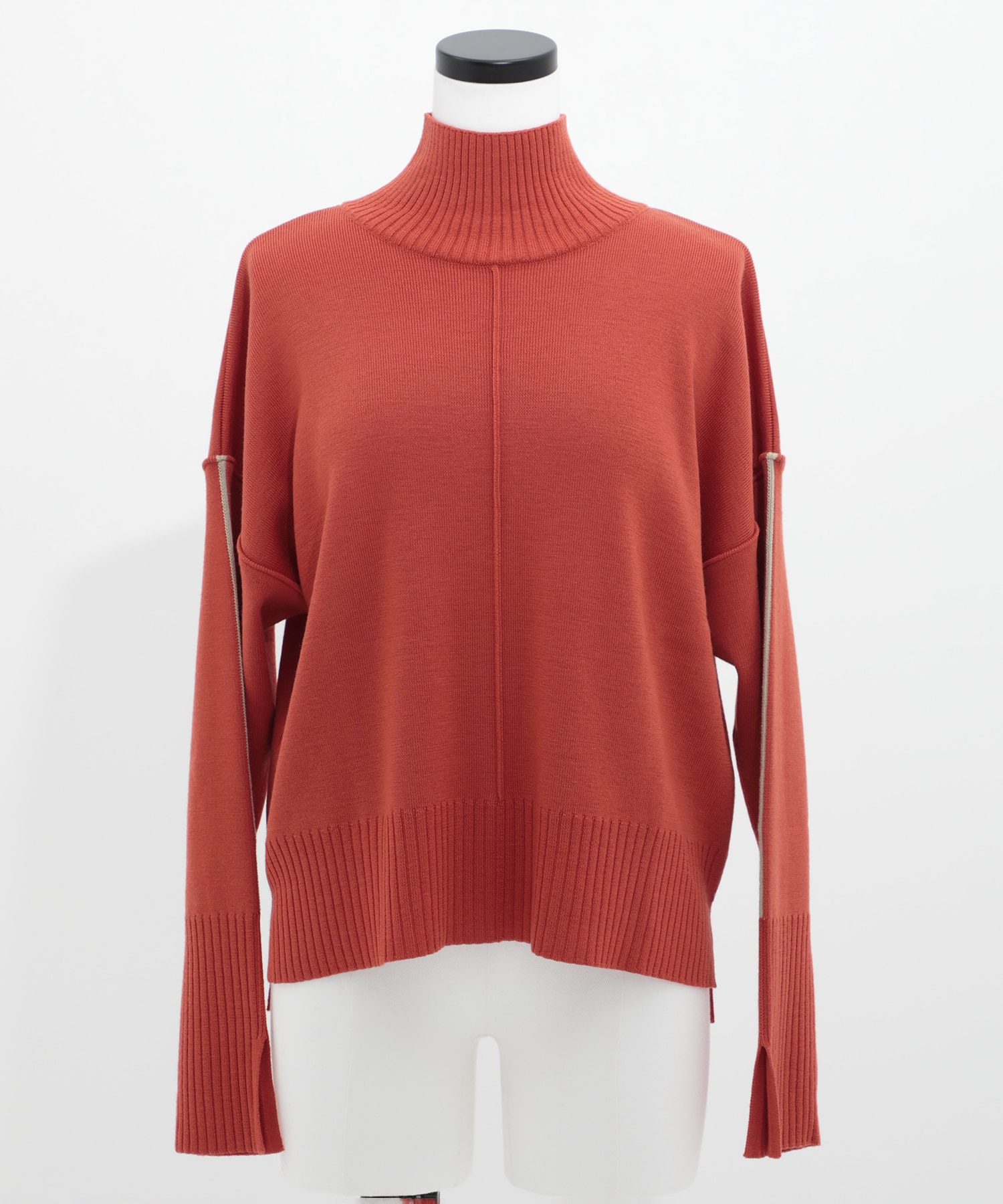 ウォッシャブルWOOLラインニット