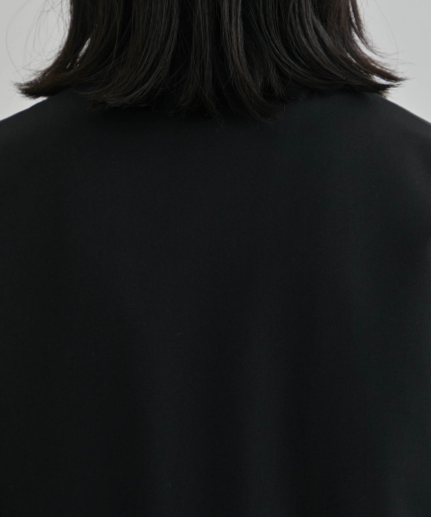 OLMETEX × WOOL GABARDINE リバーシブルベスト(1 BLACK): : メンズ