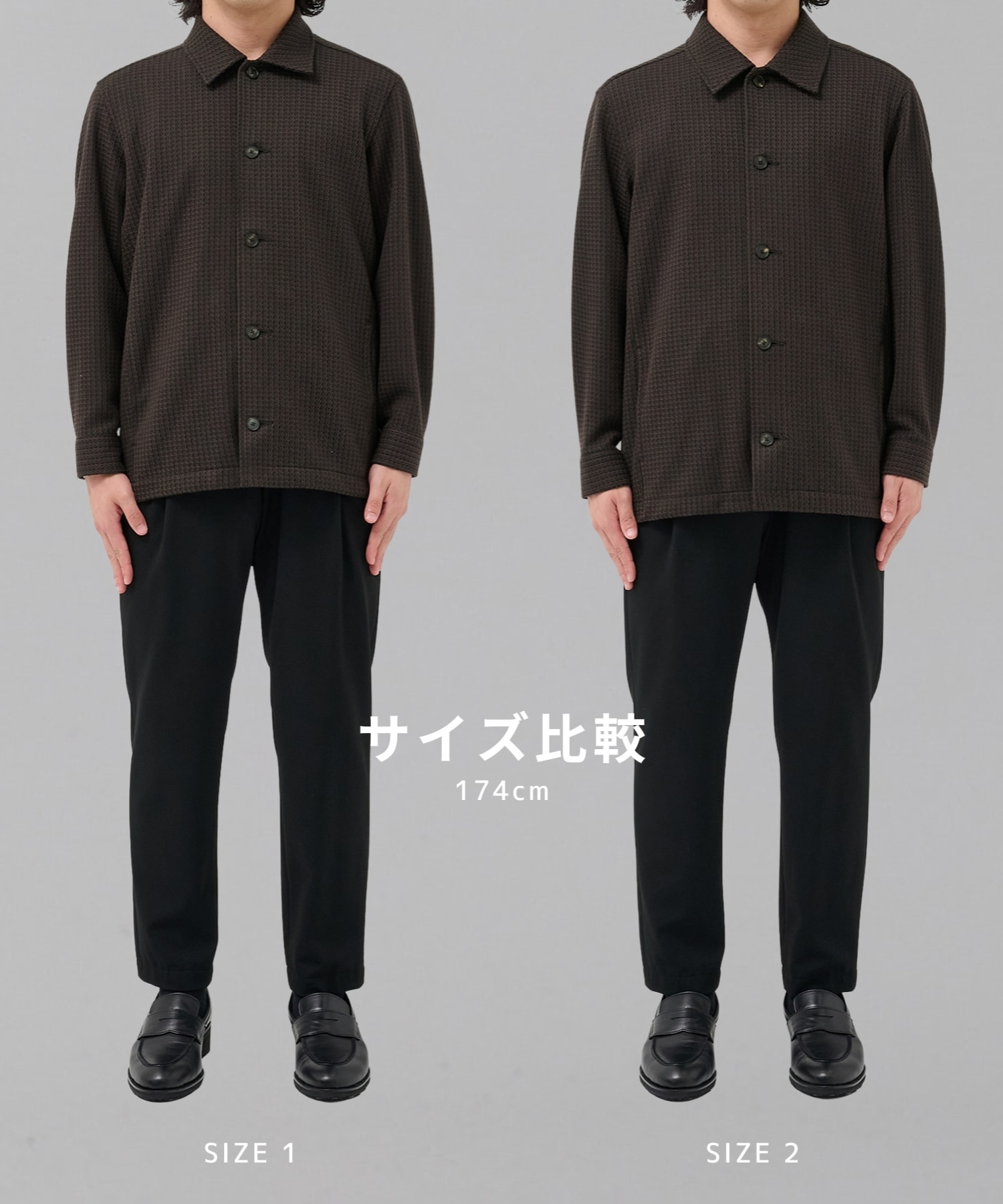 〈残りわずか｜再入荷なし〉RUSSELL TWEED ロングスリーブシャツ