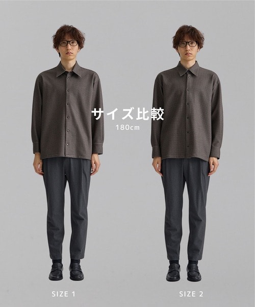 〈WEB限定〉＋3.6℃ダウンファブリックL/Sシャツ