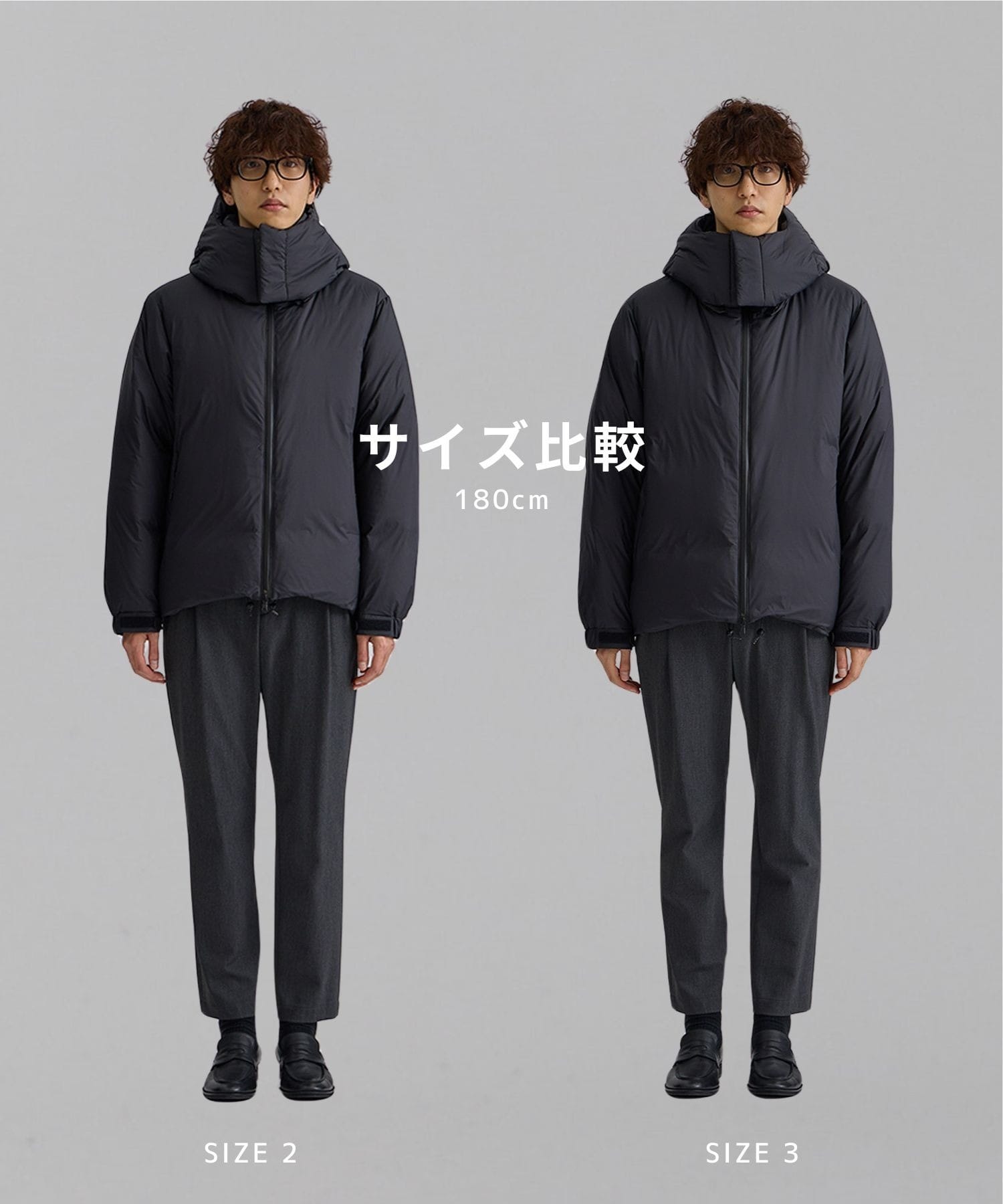 超撥水 CLOUD TEX 2WAY マイクロリップダウン(1 DARK GREY): : メンズ