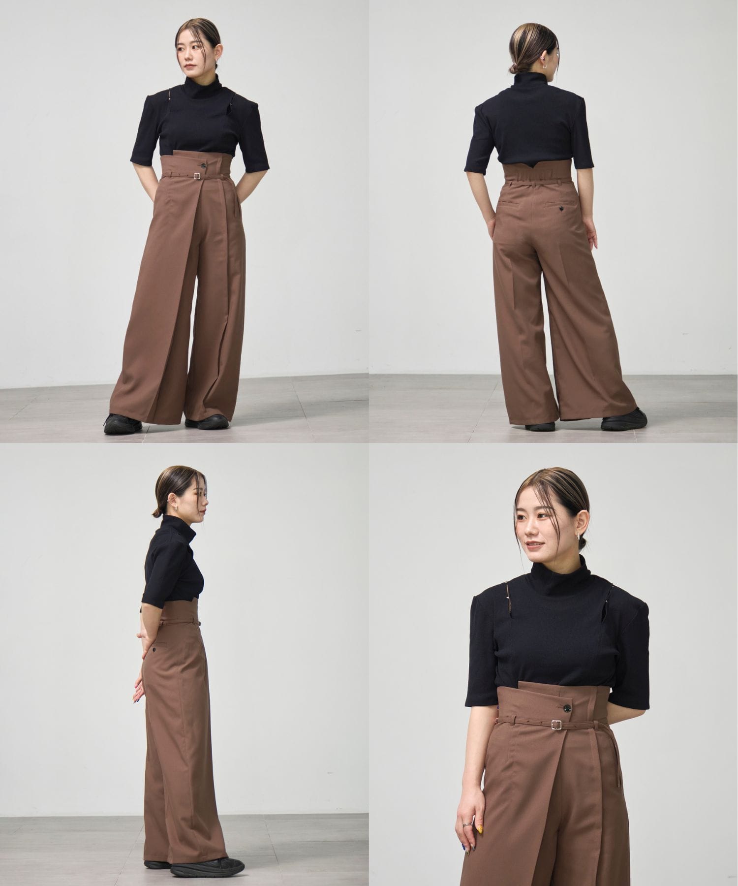 スリットホックカットプルオーバー(FREE BROWN): : ウィメンズ