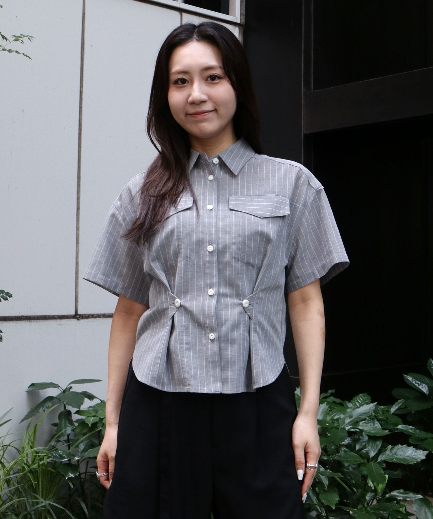 シェイプラップウエストシャツ