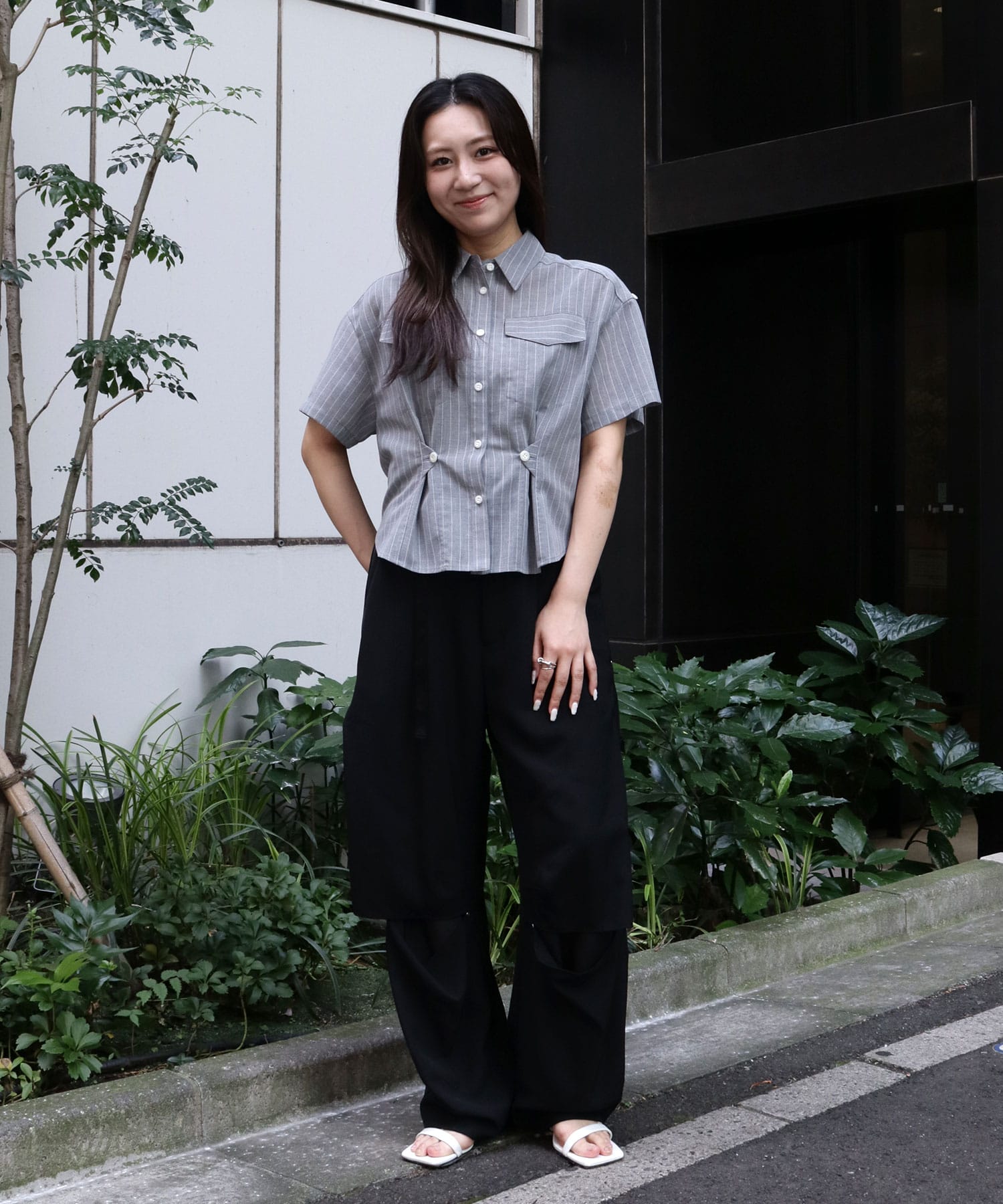 シェイプラップウエストシャツ