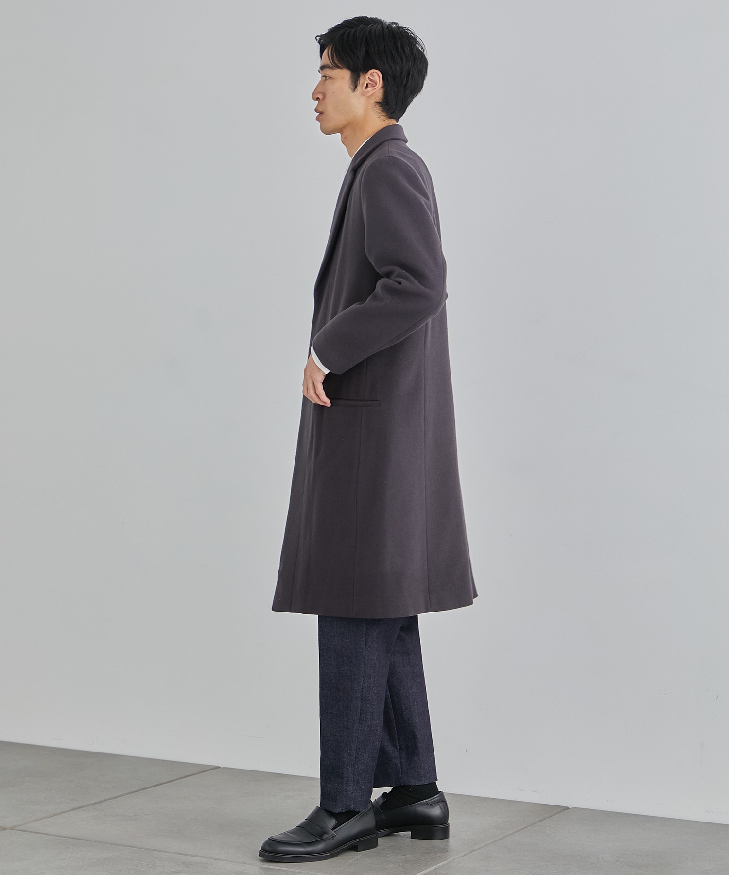 SUPER 100's チェスターコート