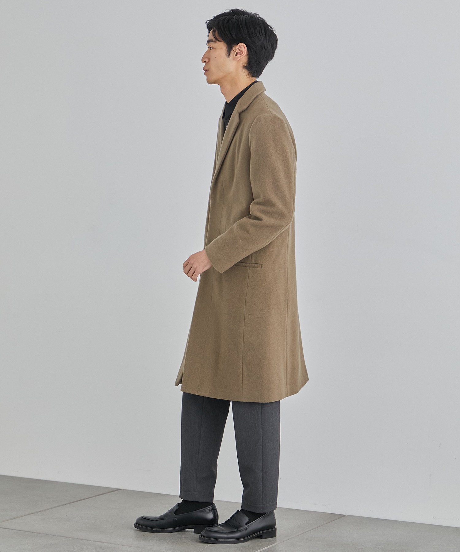 SUPER 100's チェスターコート