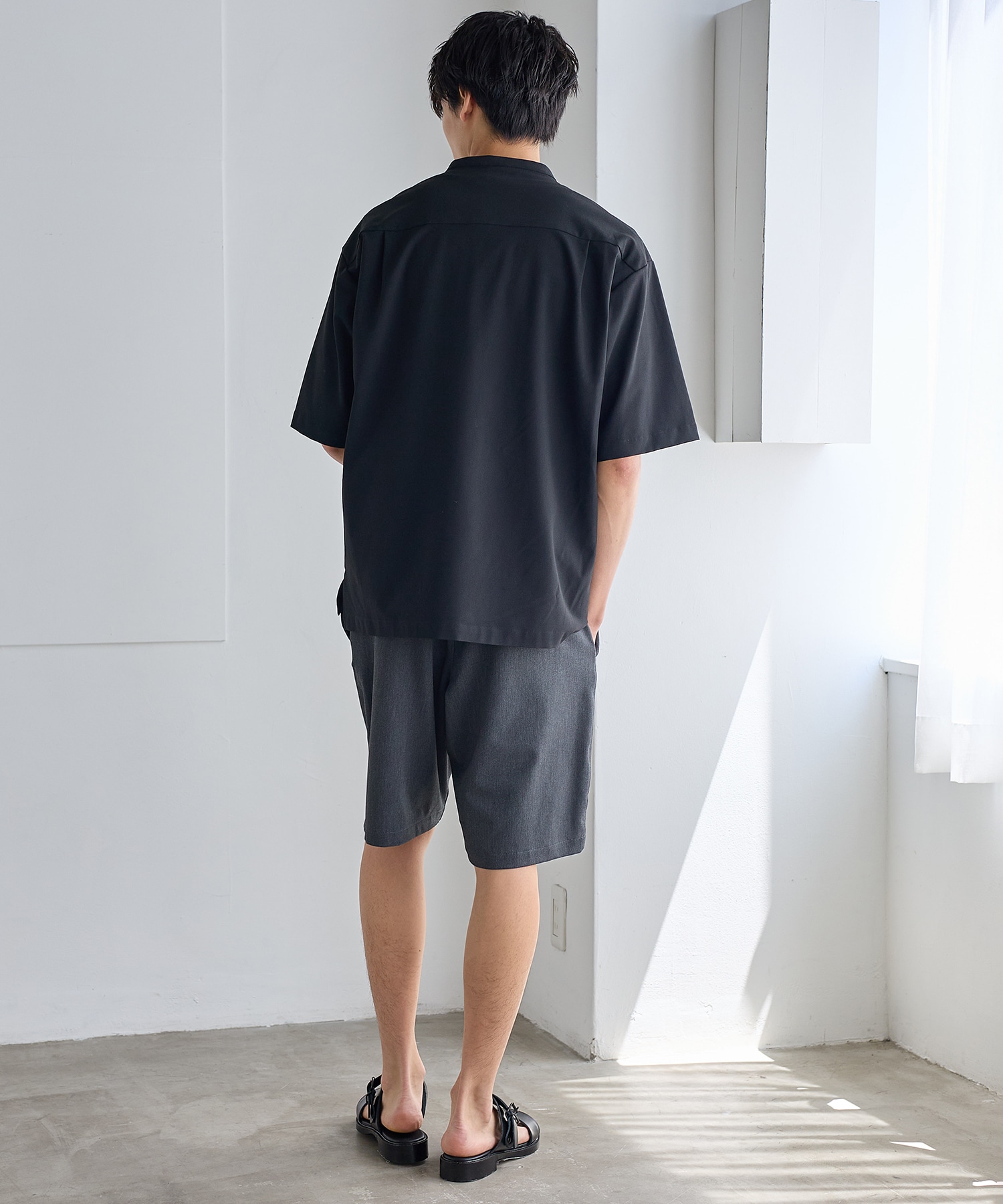 アウトラスト バントカラー シャツ