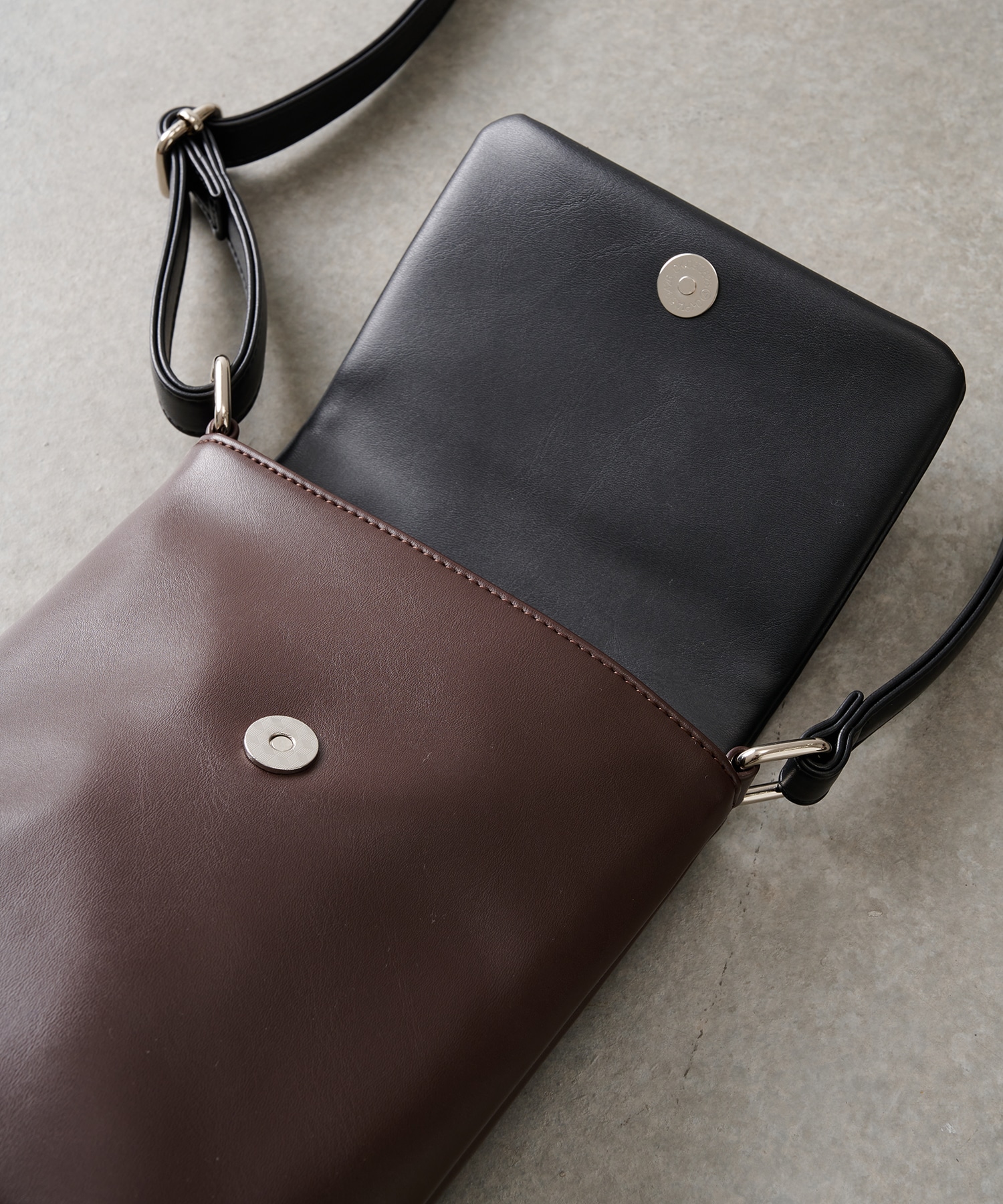 LEATHER SHOULDER MINI BAG