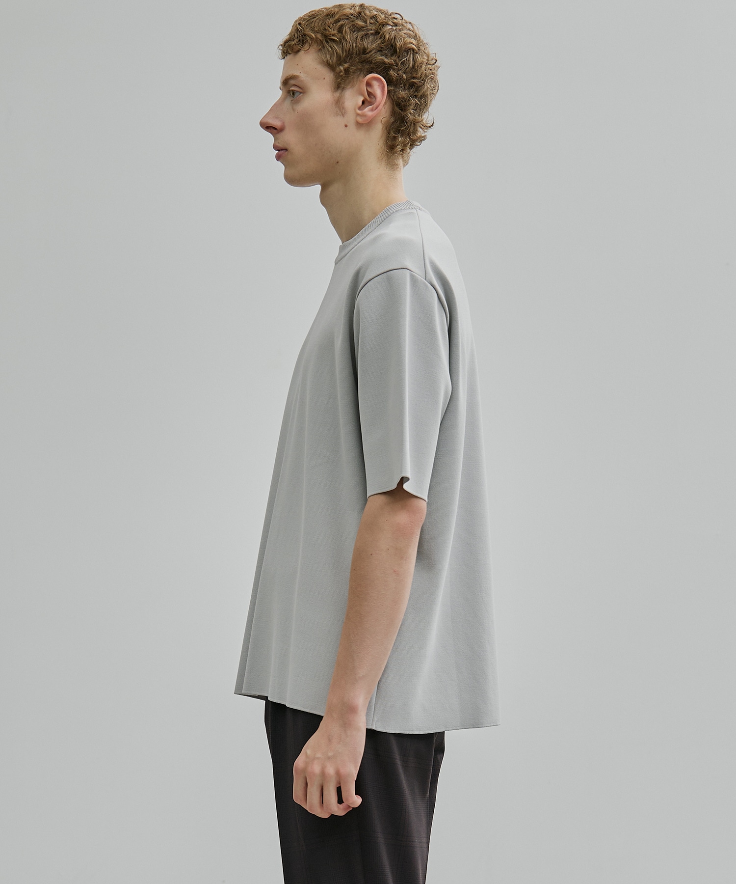 18G サーブルストレッチクルーネックTee