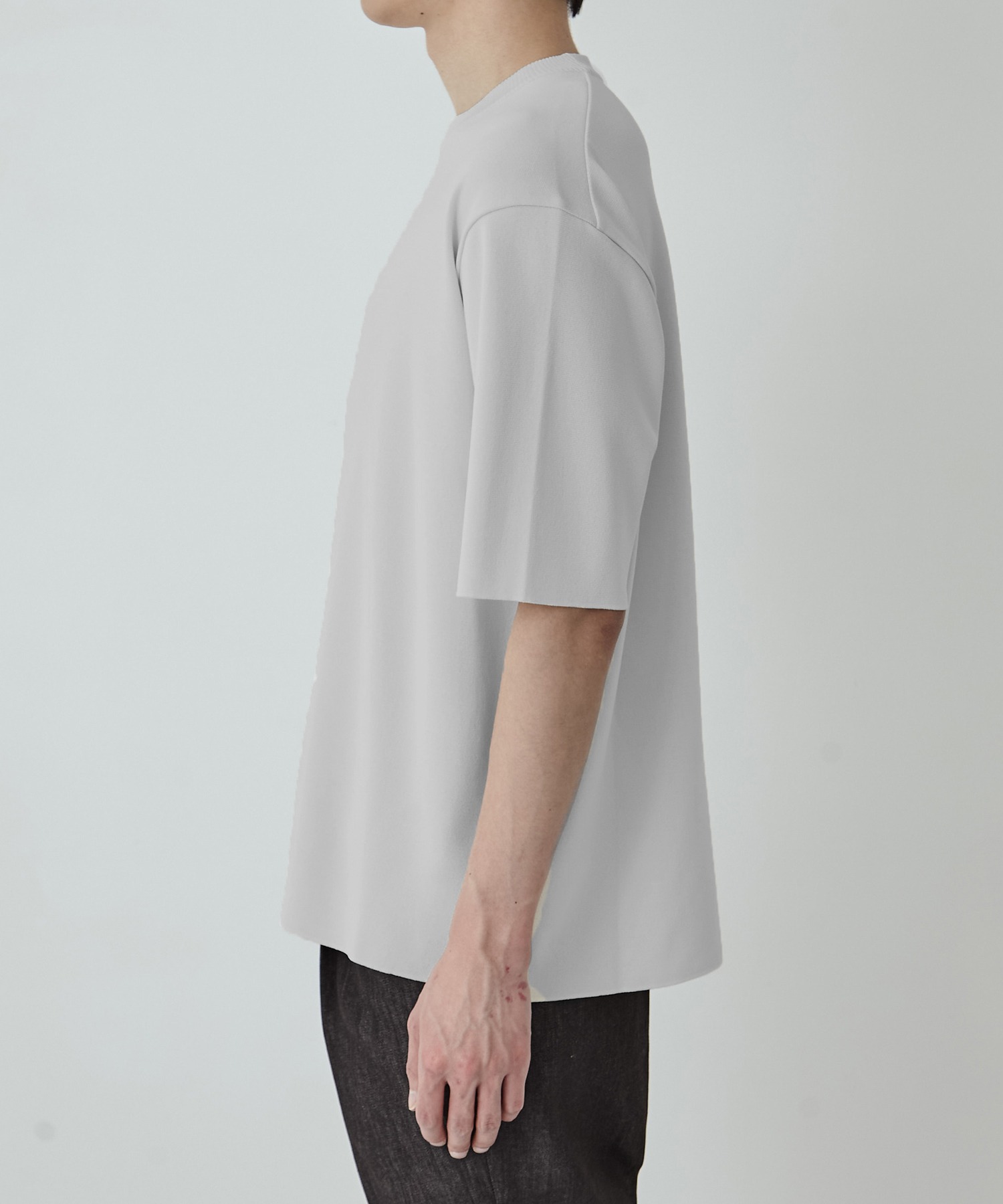 18G サーブルストレッチクルーネックTee