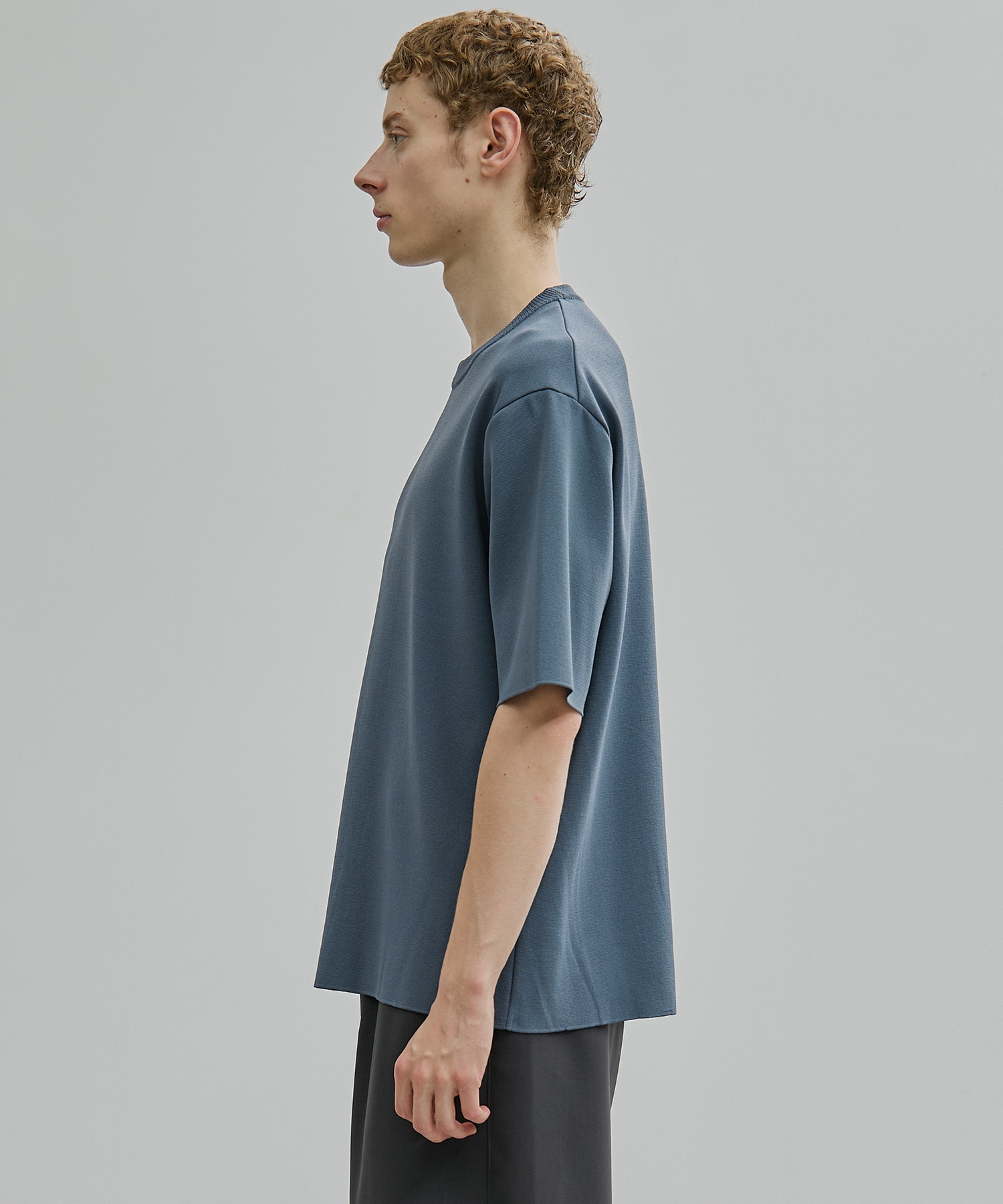 18G サーブルストレッチクルーネックTee