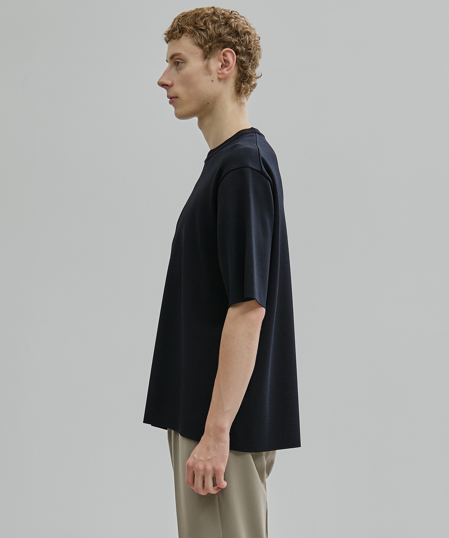 18G サーブルストレッチクルーネックTee