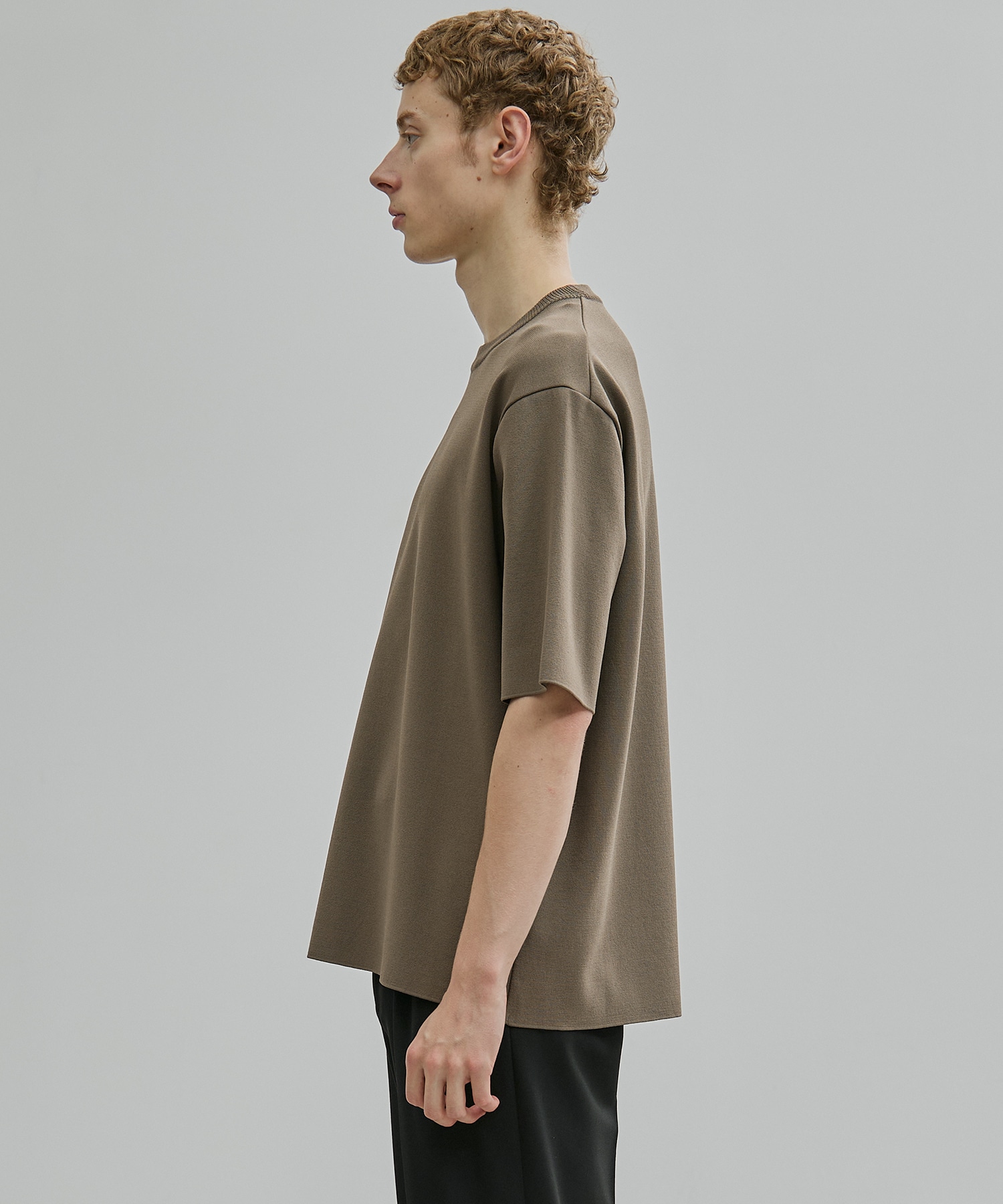 18G サーブルストレッチクルーネックTee