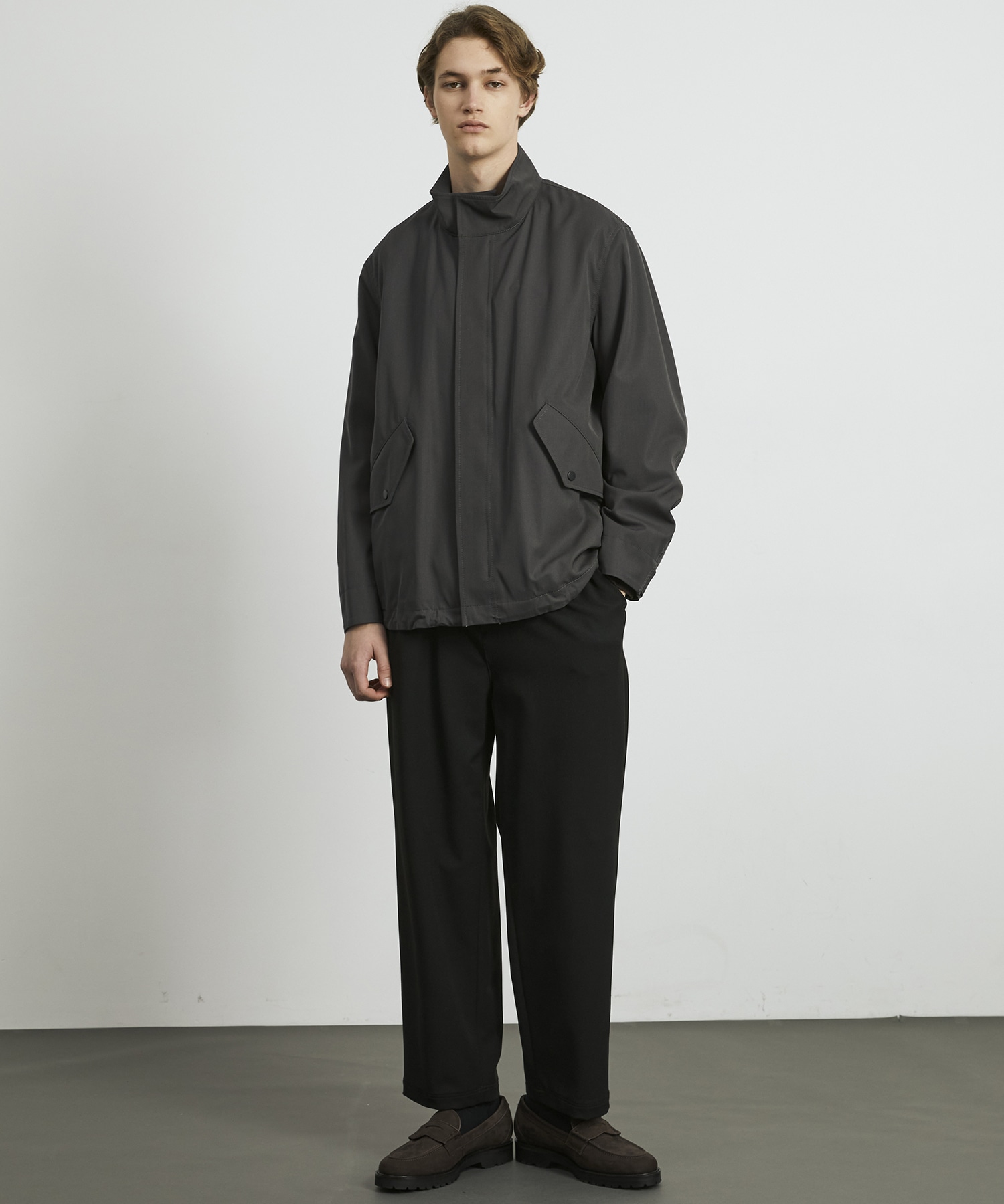 〈残りわずか〉VISTO WOOL 2WAY スタンドモッズブルゾン