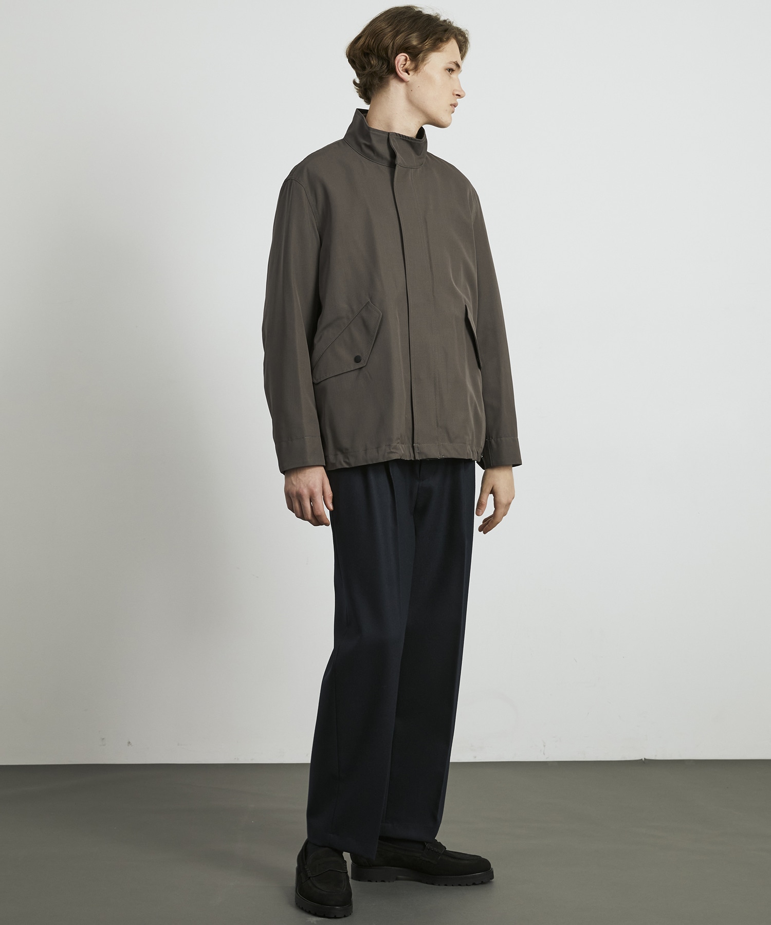 〈残りわずか〉VISTO WOOL 2WAY スタンドモッズブルゾン