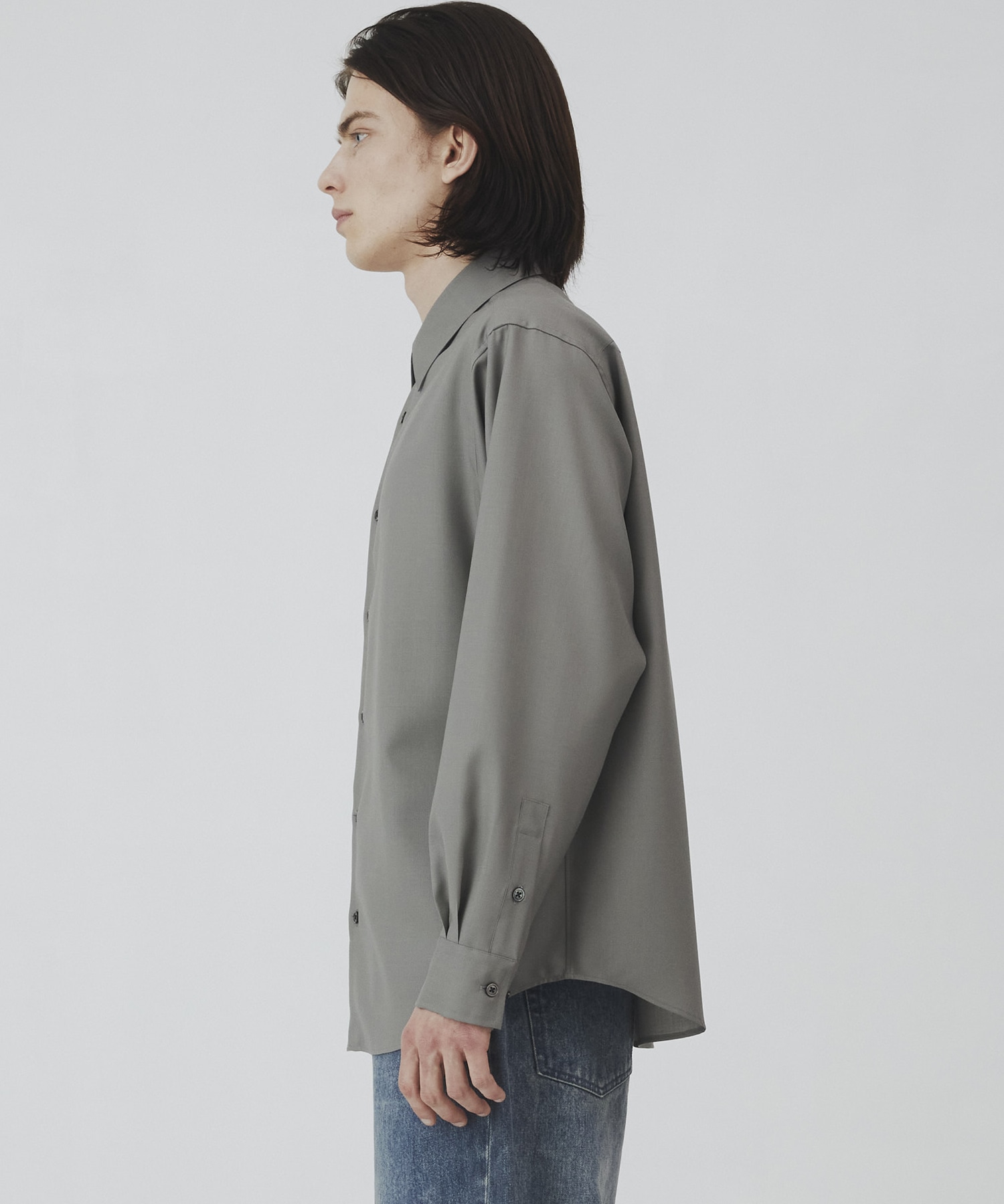 〈2026SS〉SUPER 120's TECH WOOL シャツ