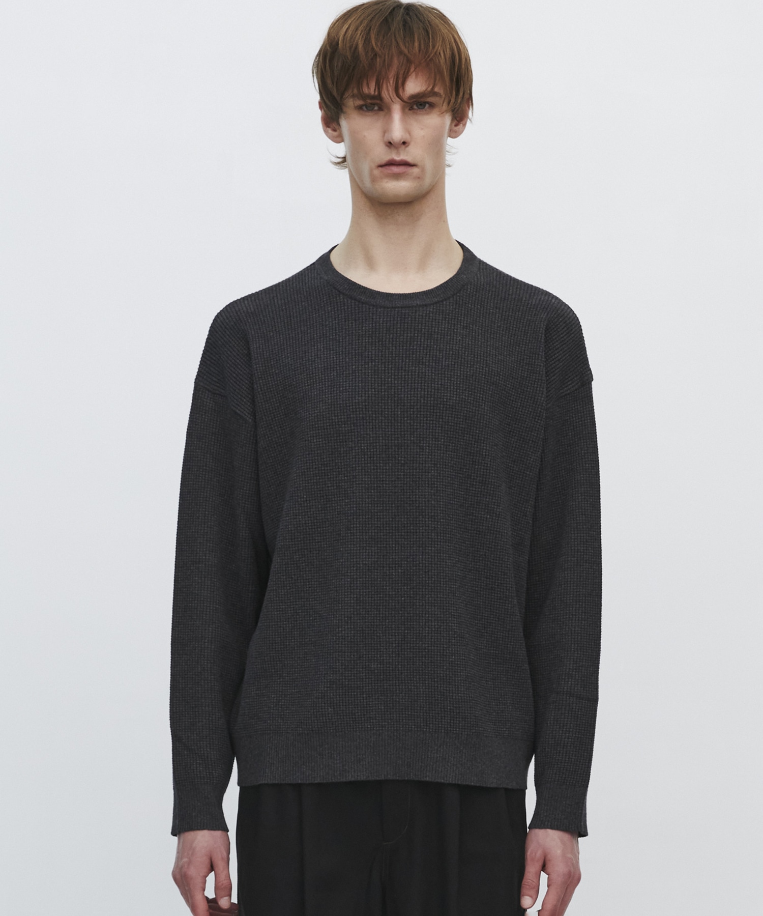 〈2026SS|残りわずか|再入荷なし〉COTTON CASHMERE ワッフルニット