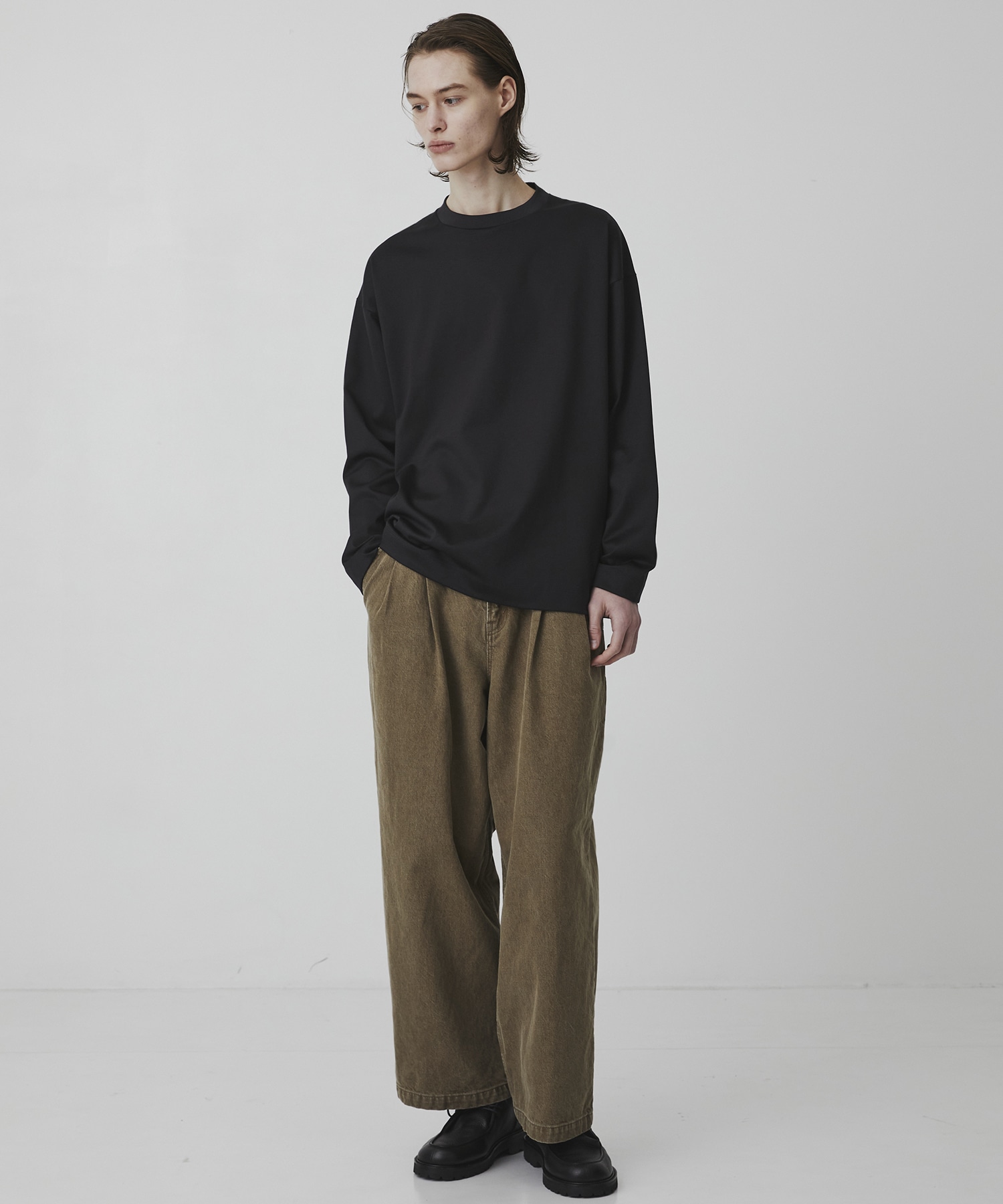 〈2026SS｜WEB先行販売〉オーバーダイデニム バギースラックス