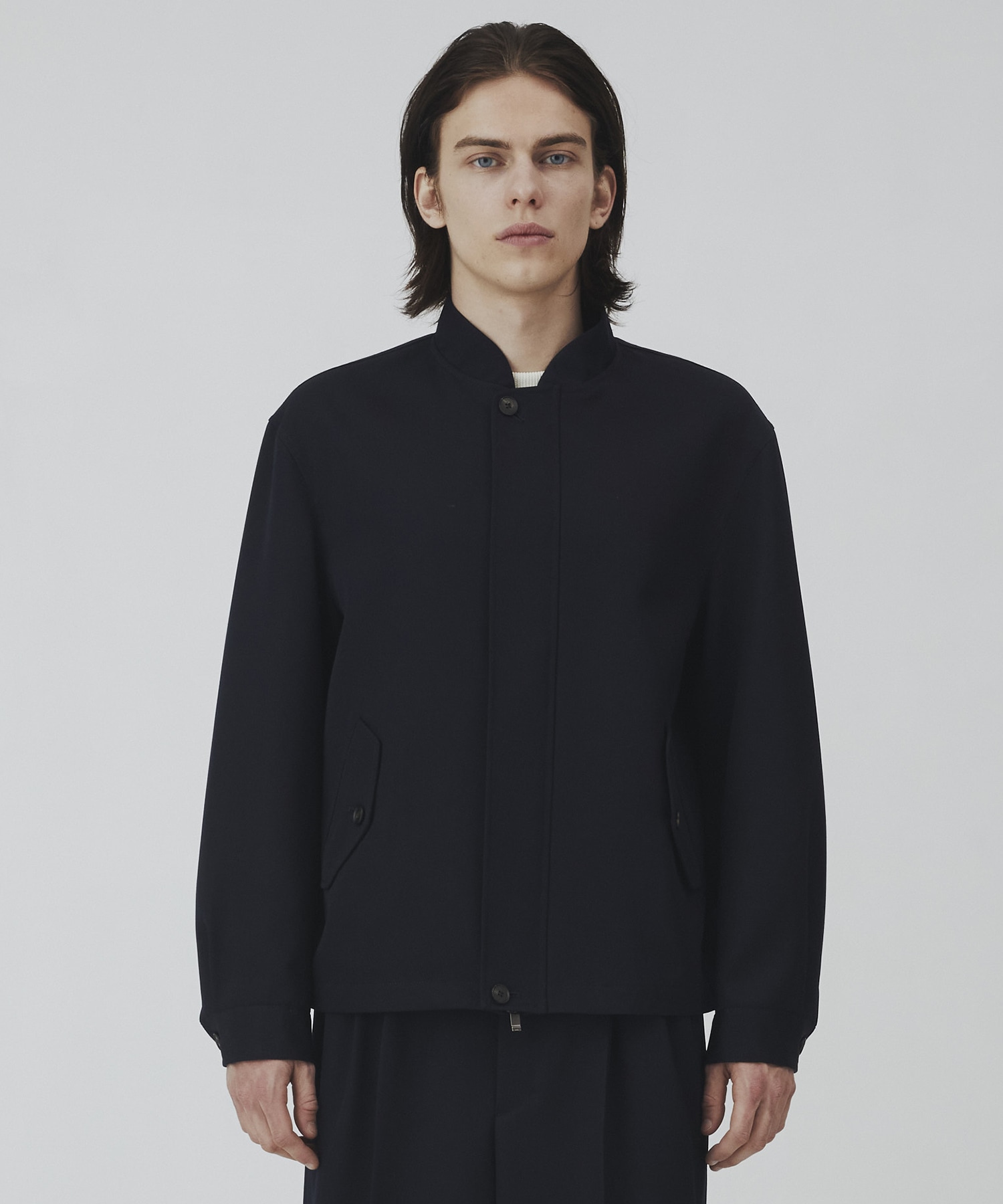 〈2026SS｜数量限定〉MAX GABARDINE レザーカラースタジャン