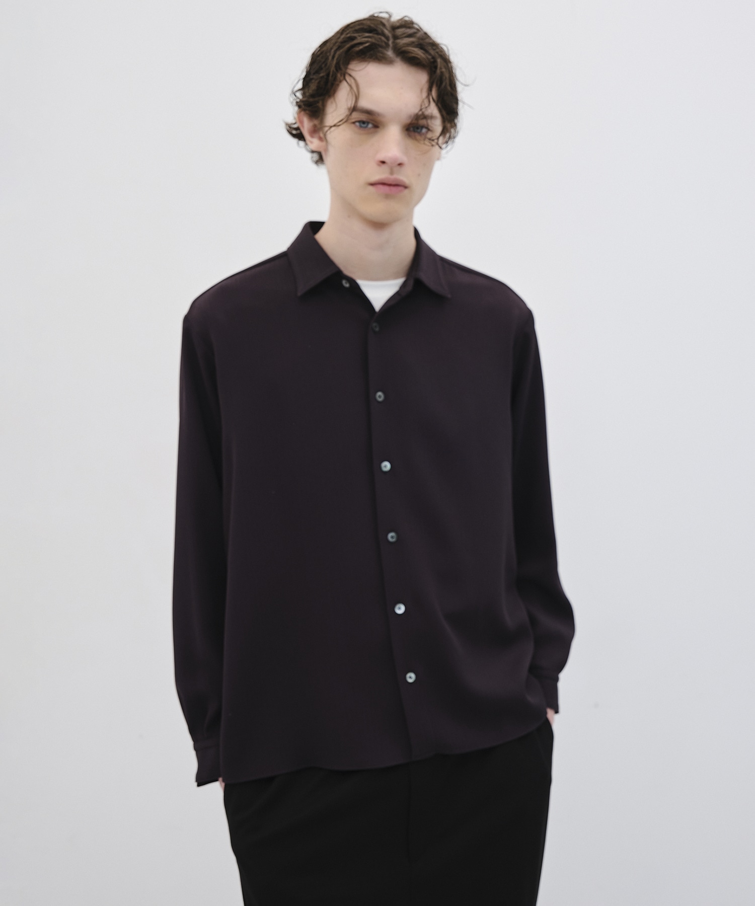 COLD DRY PLEATS ロングスリーブシャツ