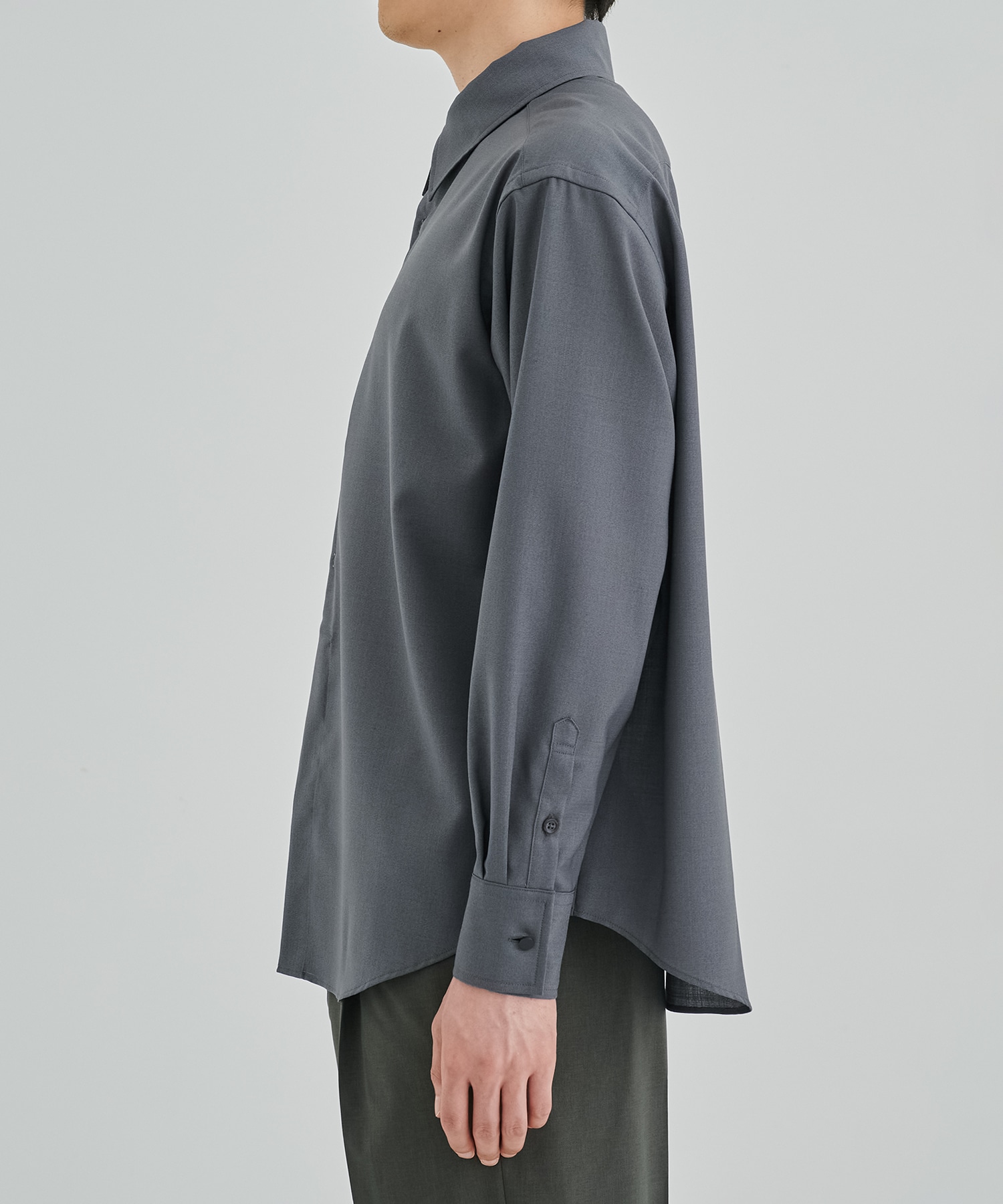 SUMMER WOOL ロングスリーブシャツ