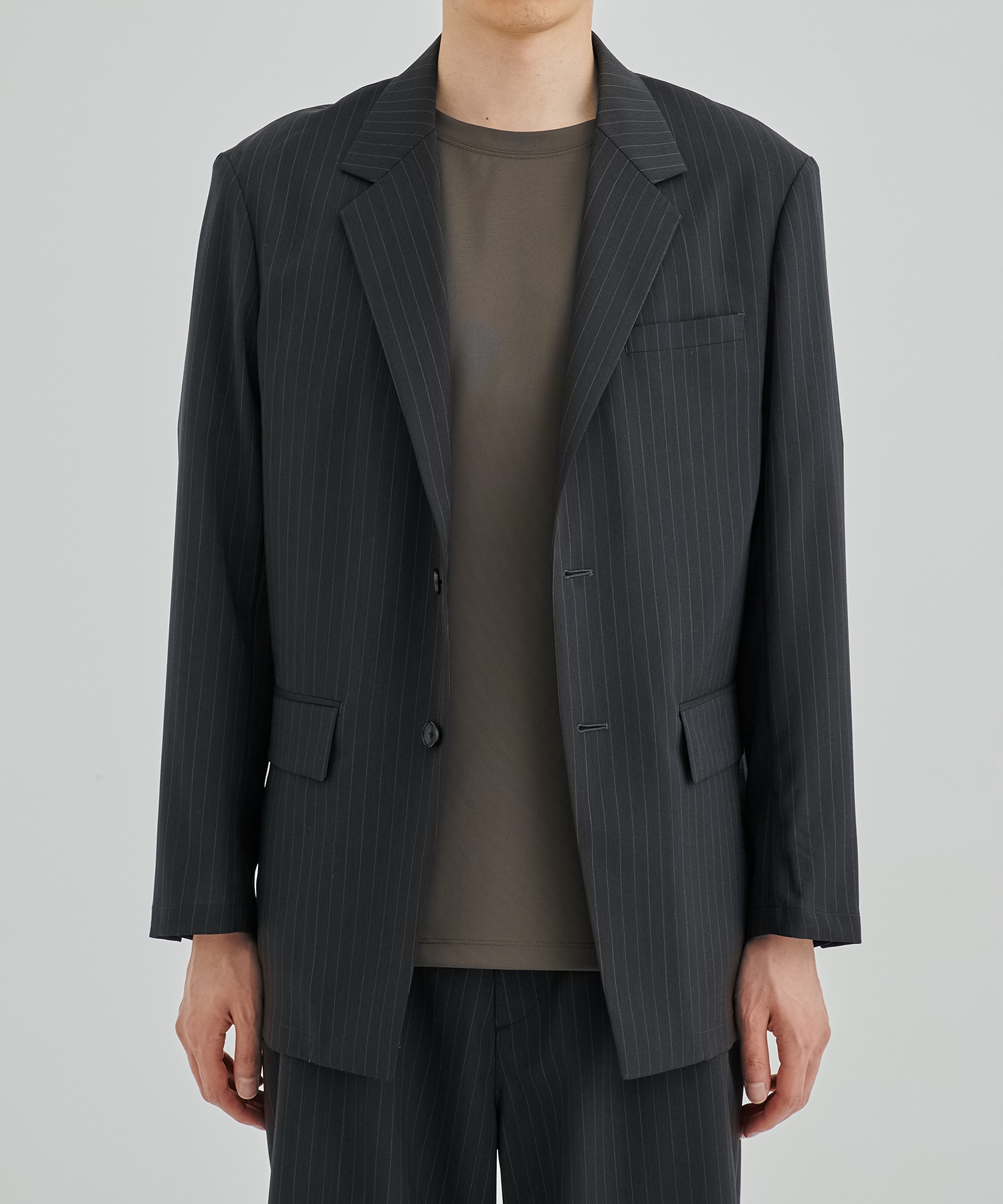 SUMMER WOOL シングルジャケット