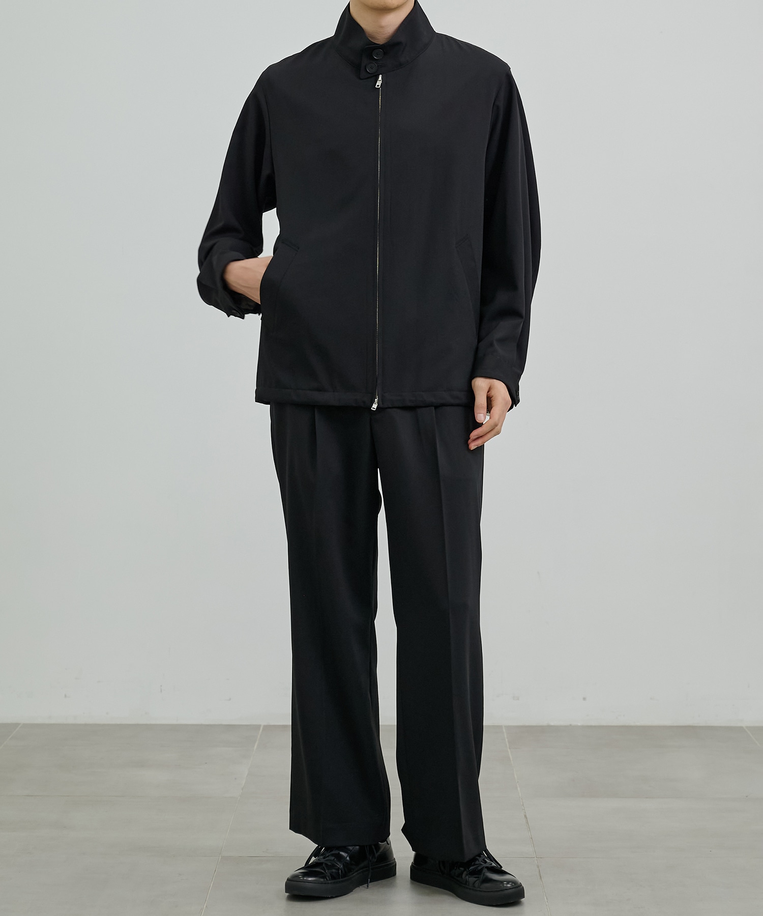 TECHNO WOOL セミフレアパンツ
