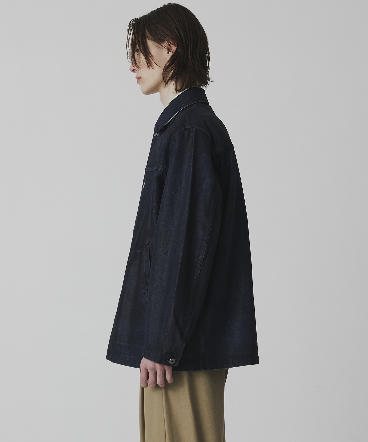 コーティングデニムカバーオール(1 BLUE): : メンズ｜UNITED TOKYO