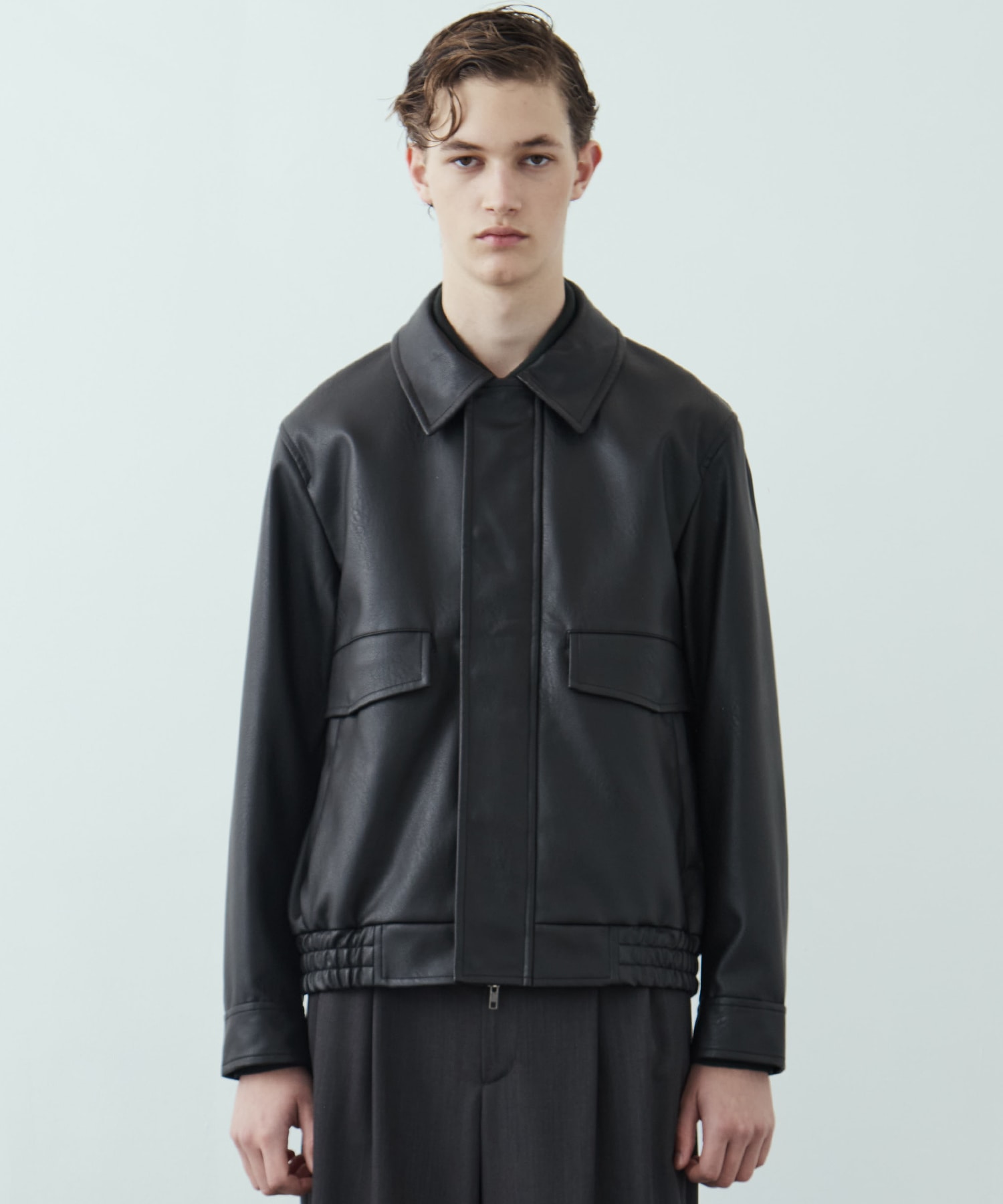 VINTAGE LEATHER ブルゾン