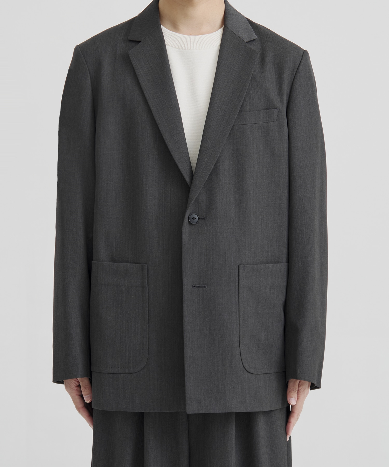 CLEAR WOOL シングルジャケット