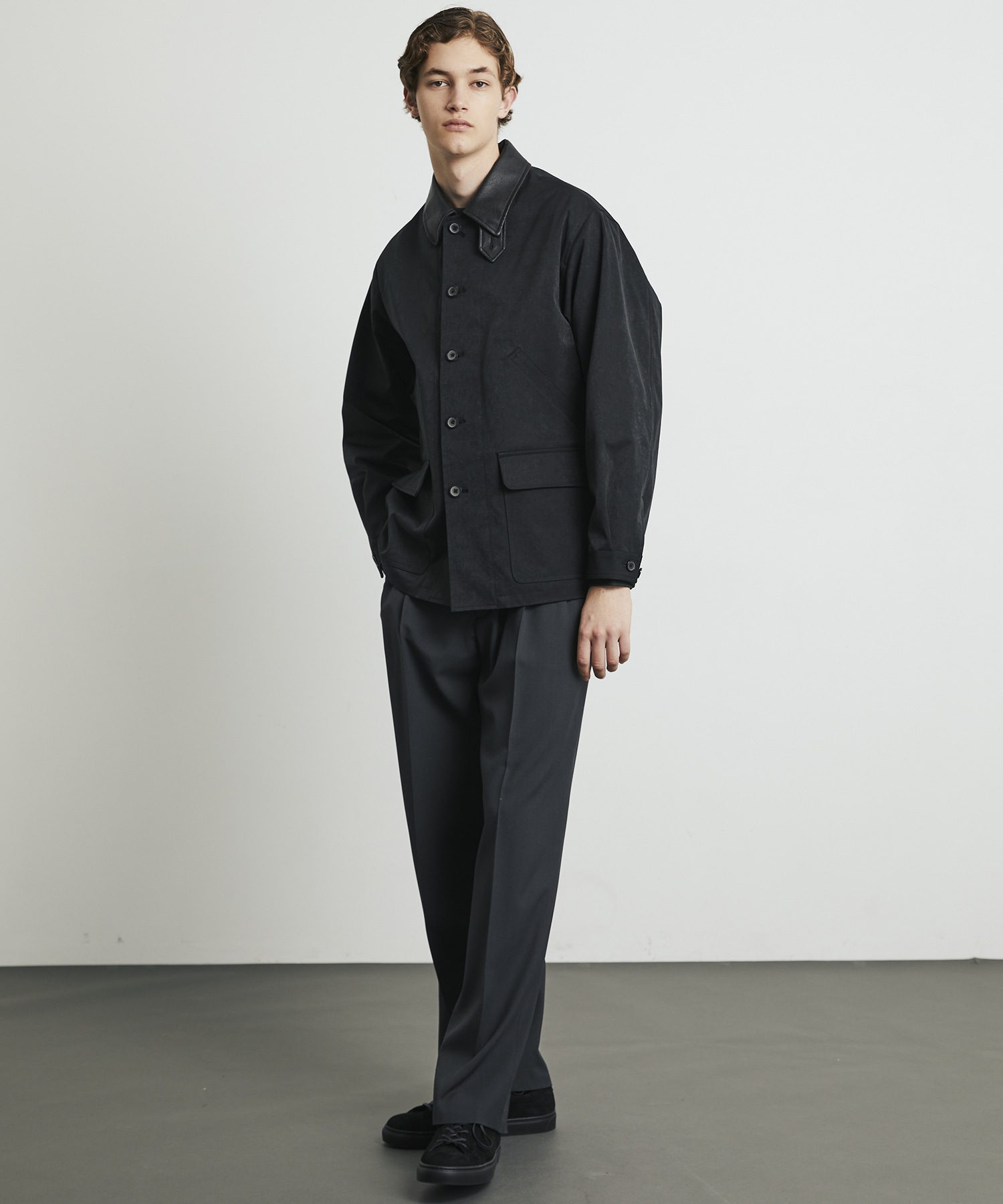 ジャケット・アウター UNITED TOKYO EX DOLPHIN HUNTING JACKET 10周年記念｜残りわずか〉×EX DOLPHIN HUNTING JACKET(1 BLACK